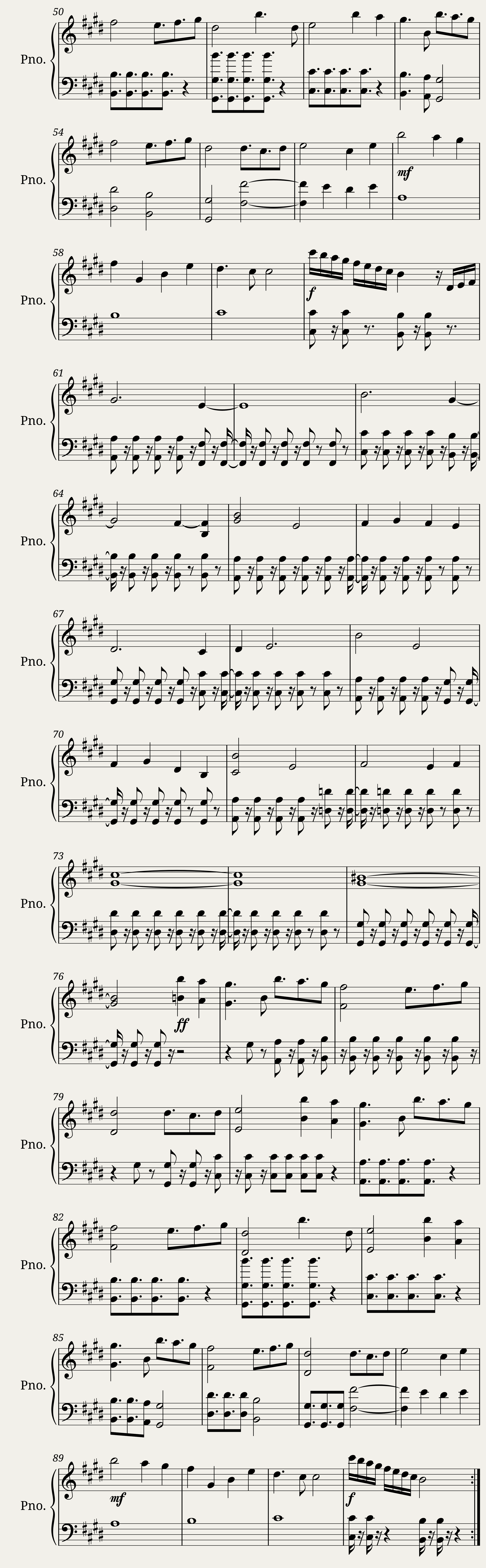 Corridor of the Tempest - FE: Three Houses Piano Arrangement — 3/3