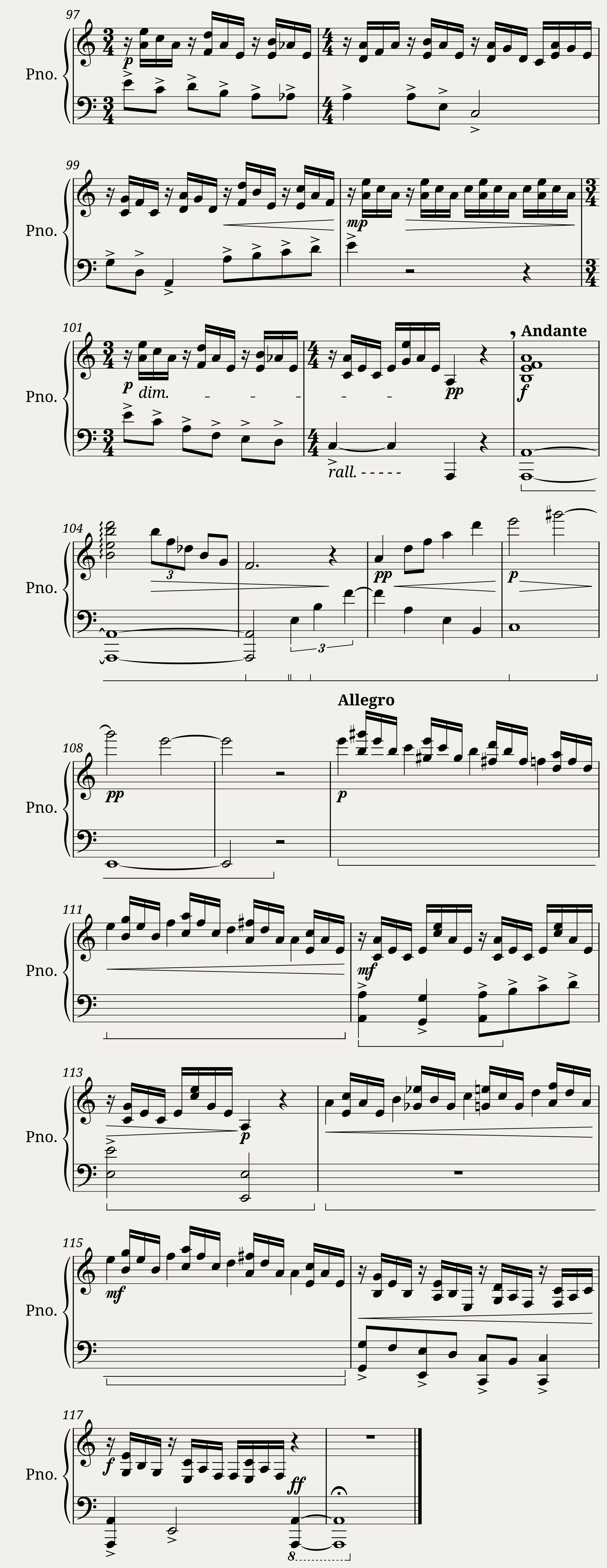 Toccata per pianoforte Op.1 (1972) — 7/7
