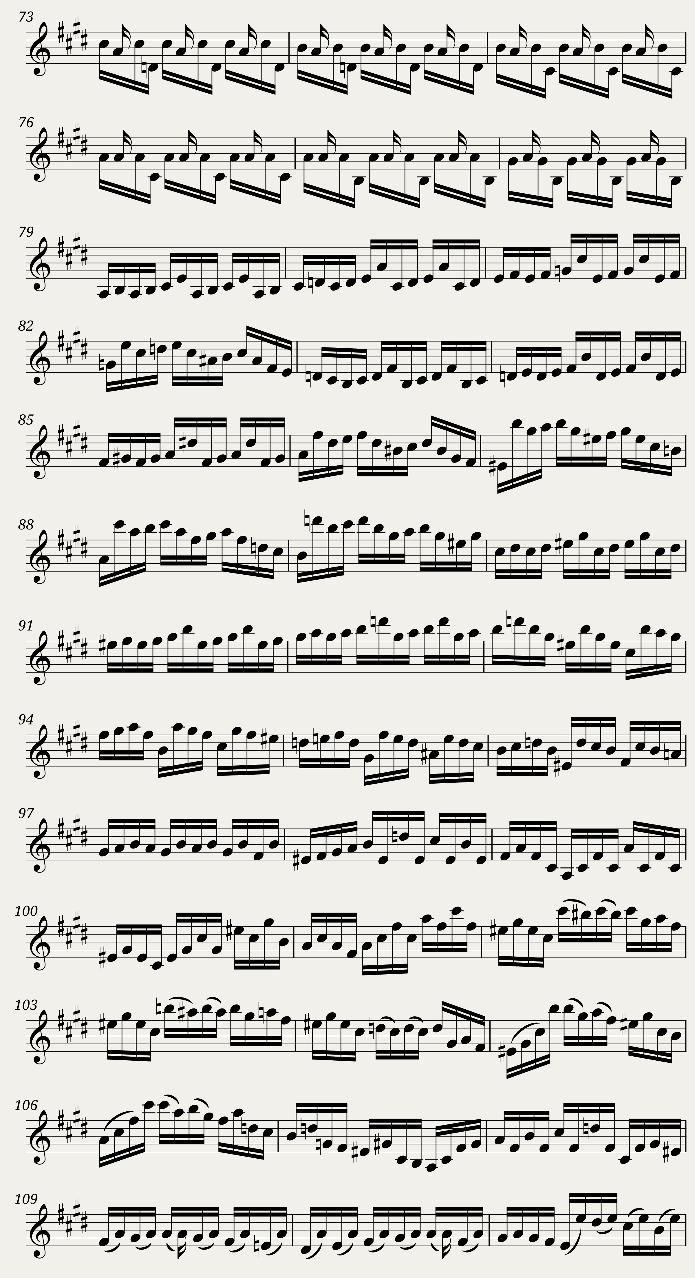 BWV 1006: Partita No. 3 in E major (Violin sound) — 3/15