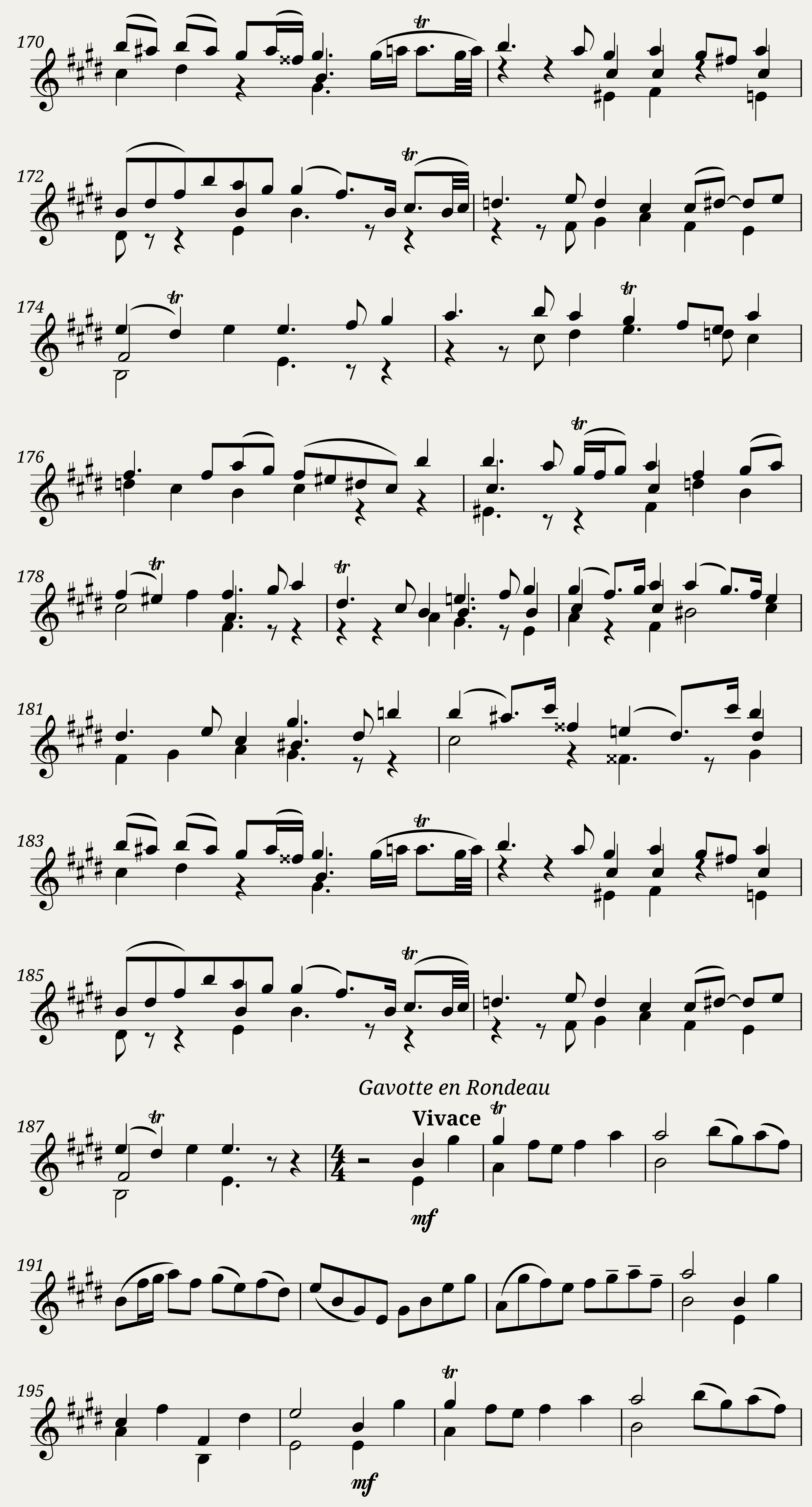BWV 1006: Partita No. 3 in E major (Violin sound) — 6/15