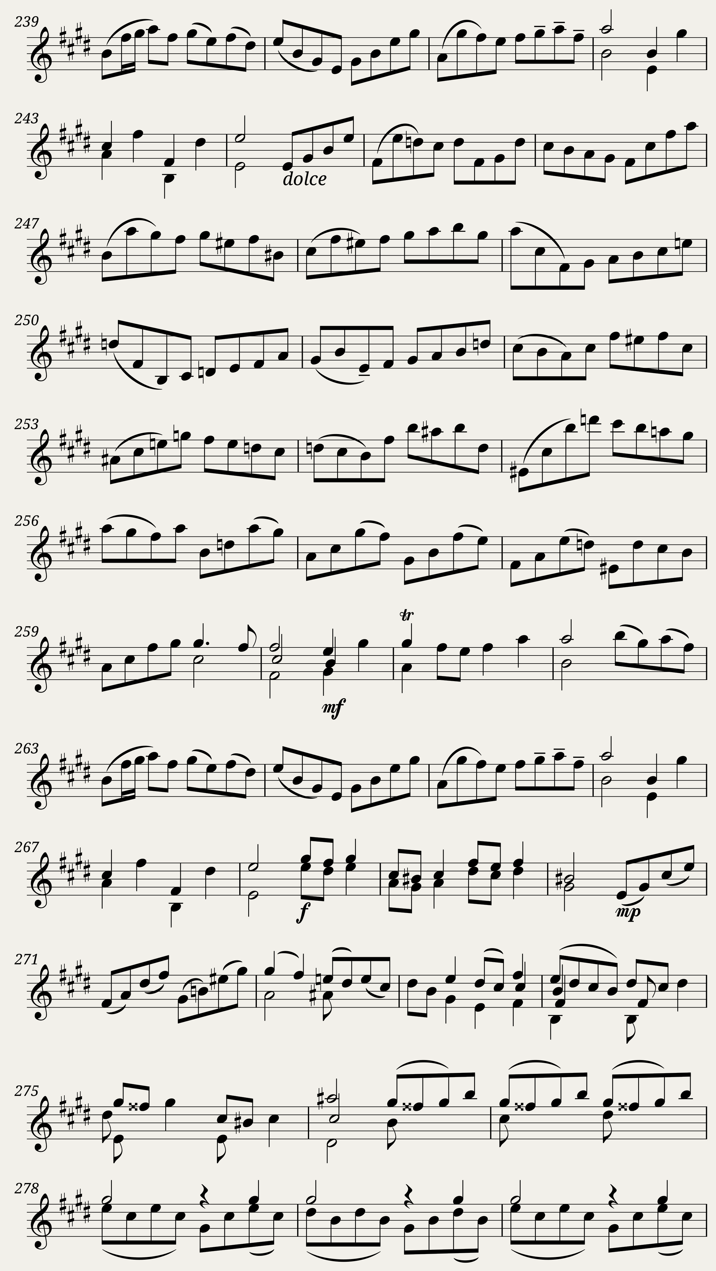 BWV 1006: Partita No. 3 in E major (Violin sound) — 8/15