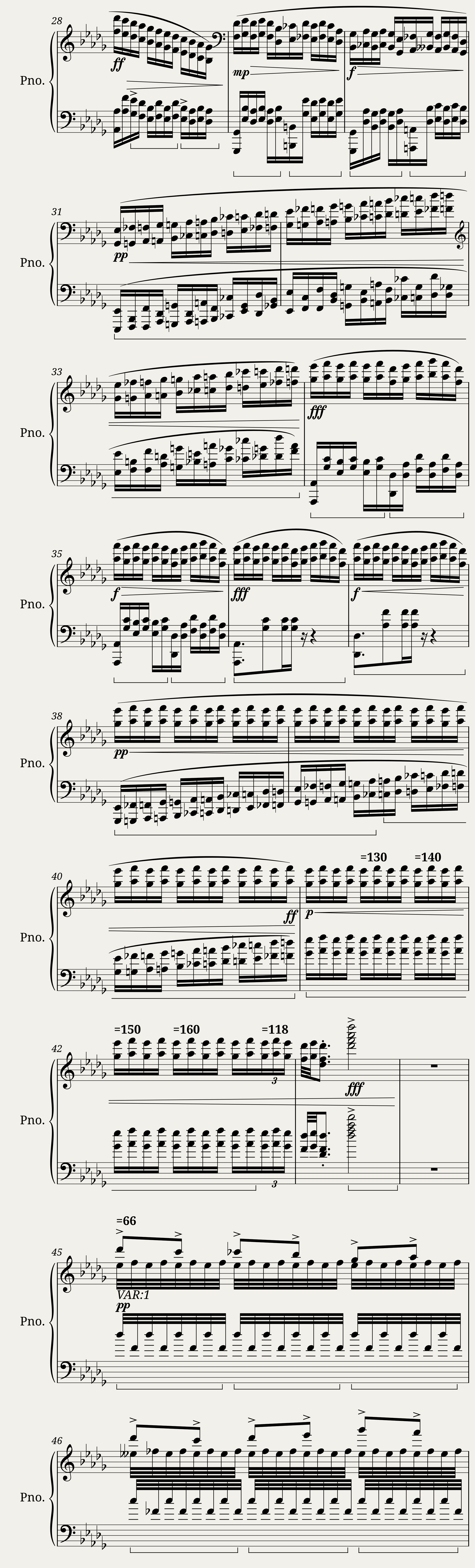 Cat tail varaintion — 3/6