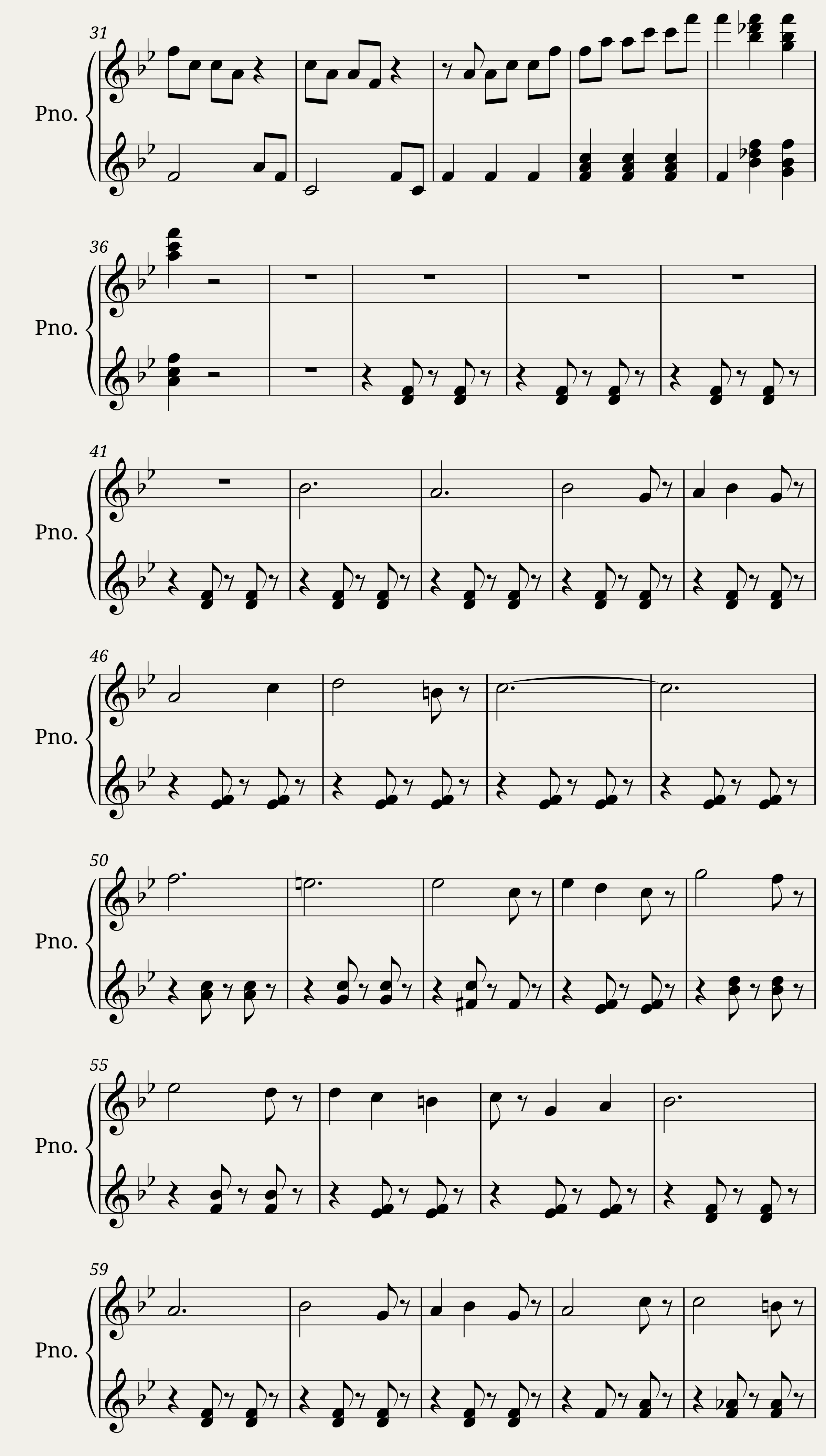 Sleeping Beauty Duet (Waltz) - Treble — 2/9