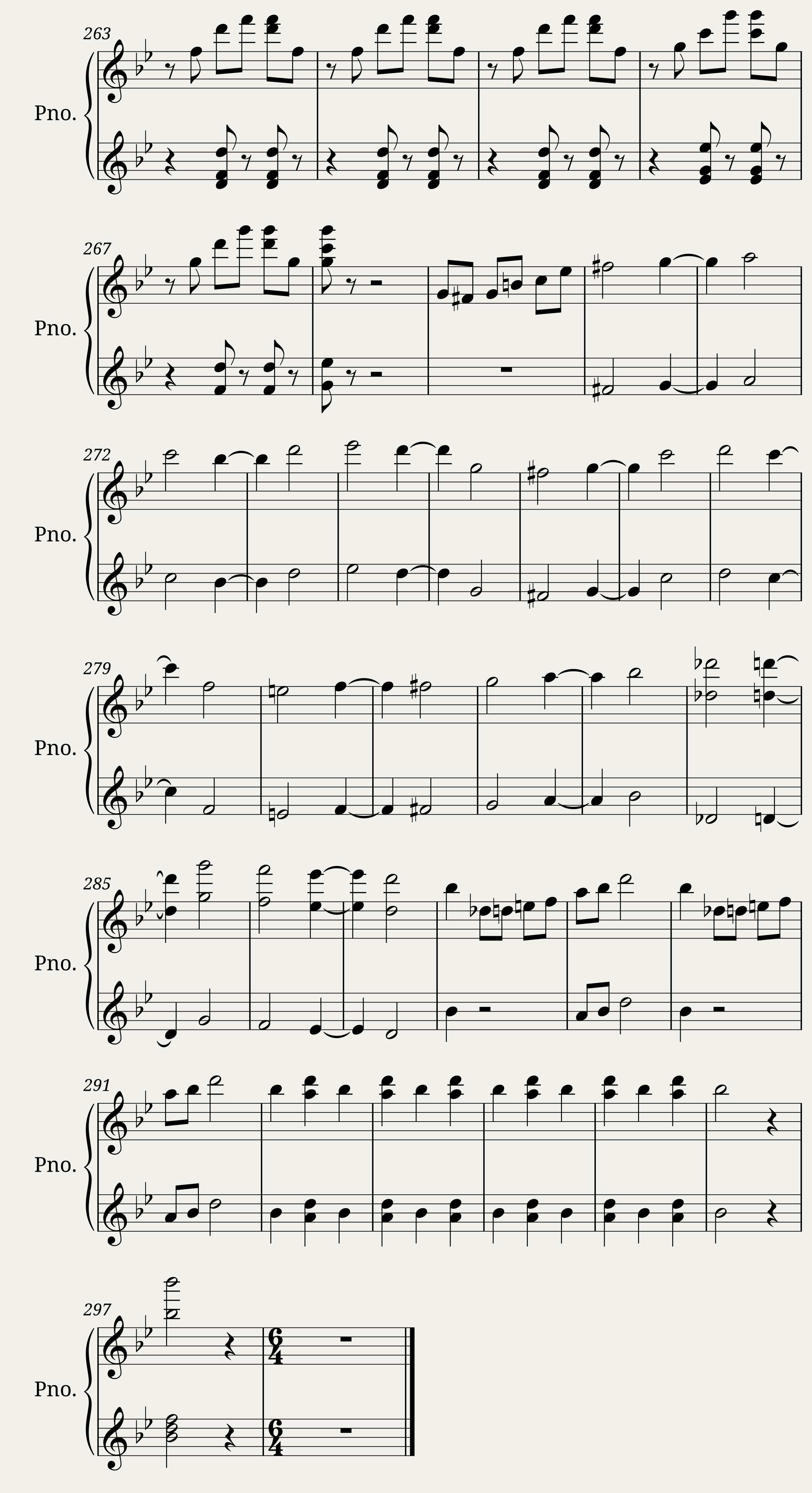 Sleeping Beauty Duet (Waltz) - Treble — 9/9