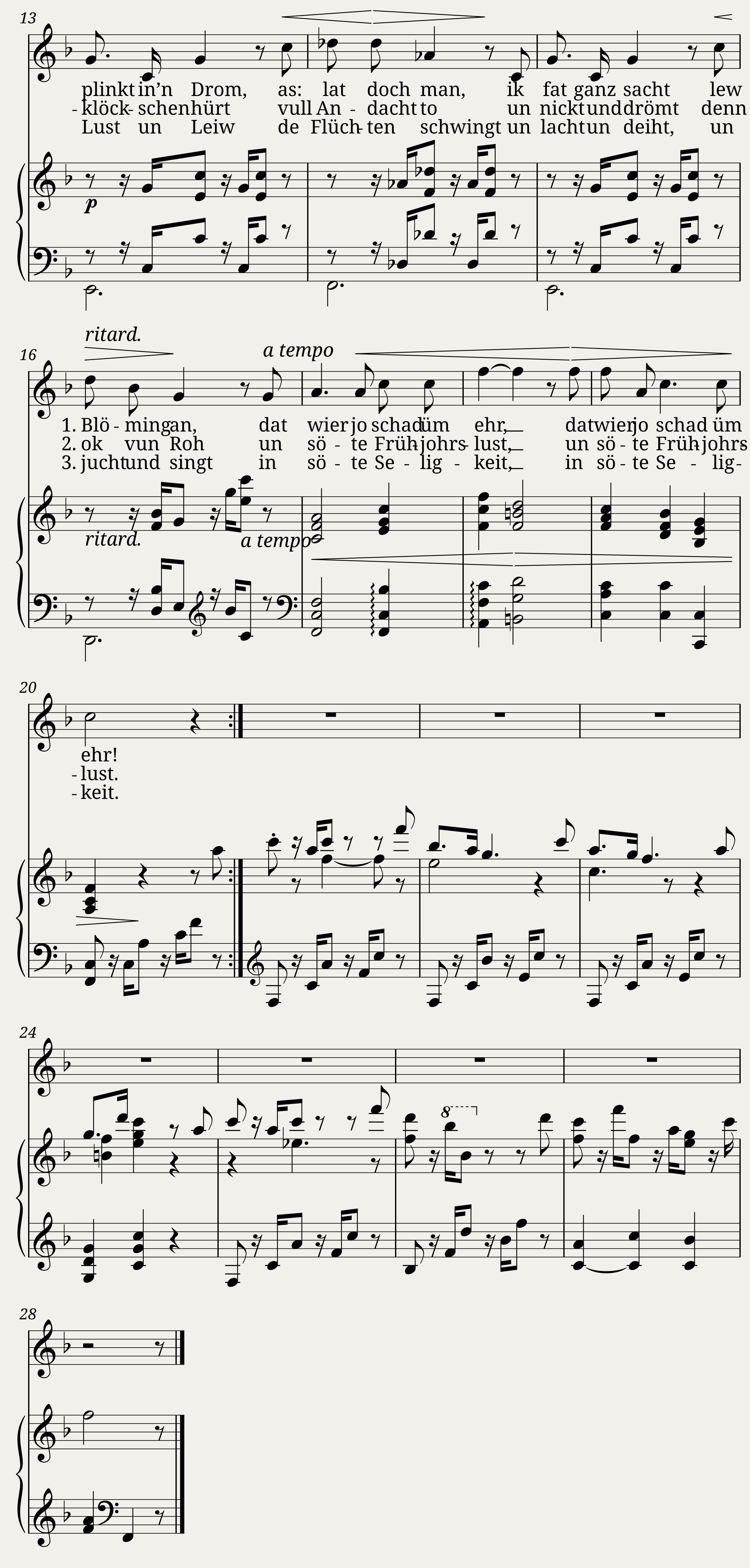 Kumm mit, Op.32 — 2/2
