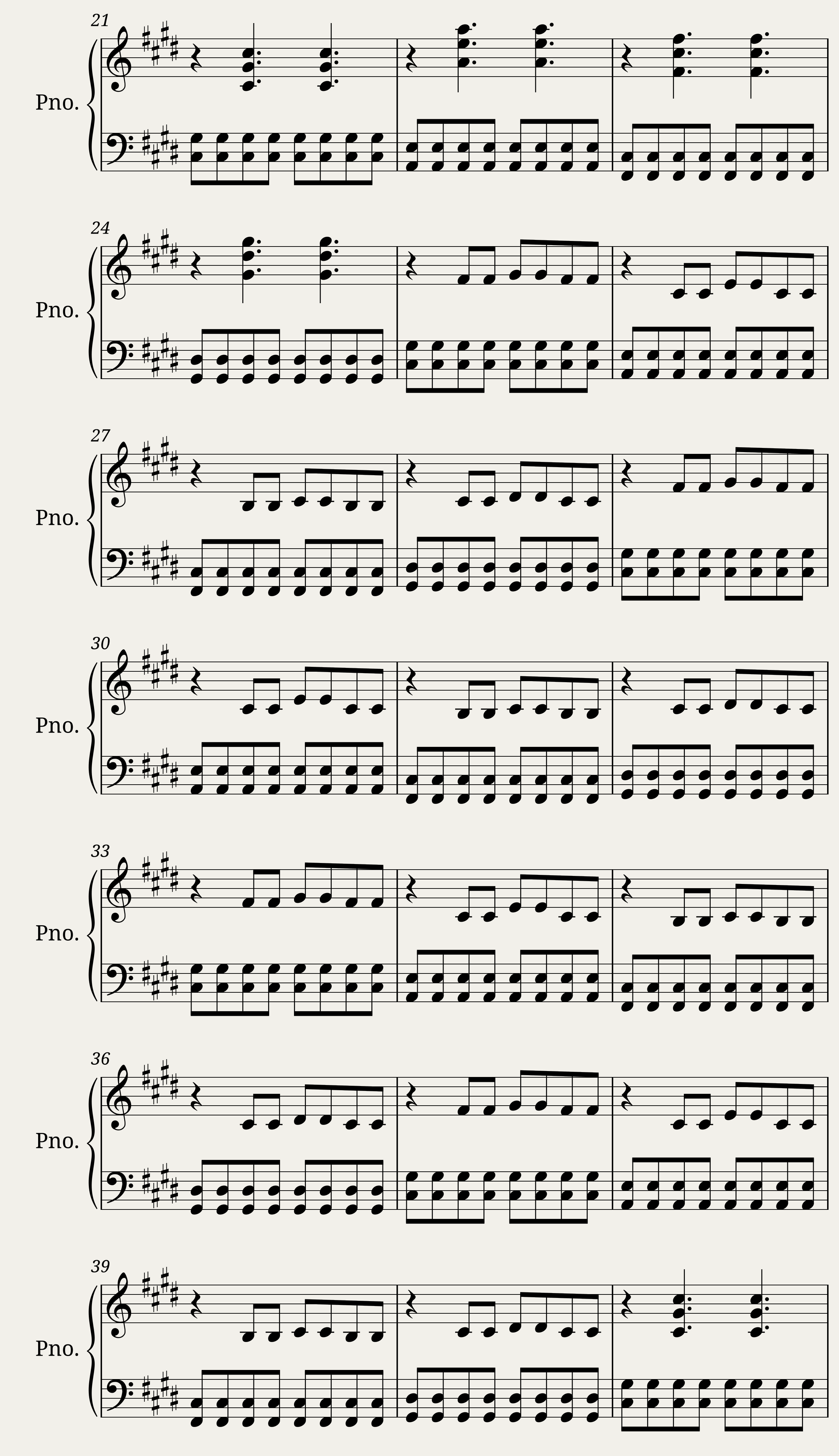 Odeio Gostar (Piano) — 2/4
