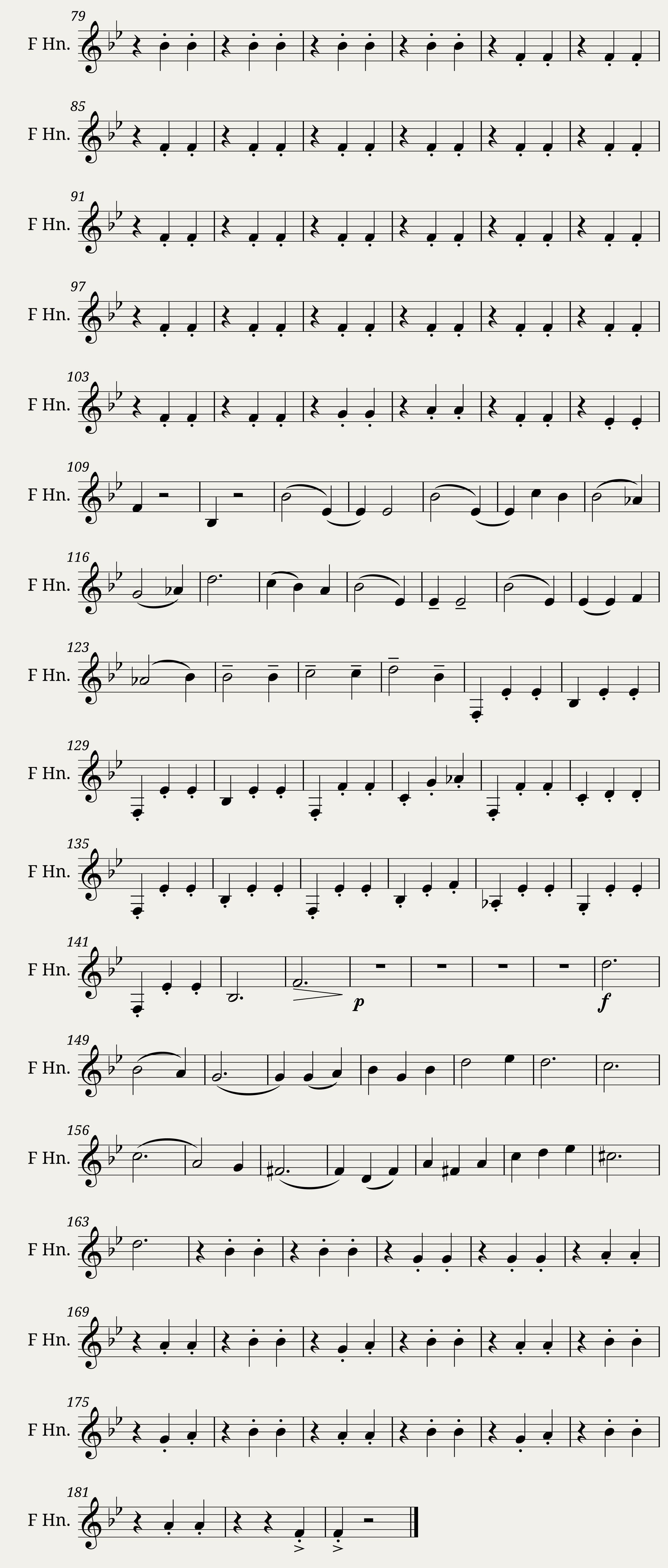 Waltz No. 2 Franch Horn — 2/2