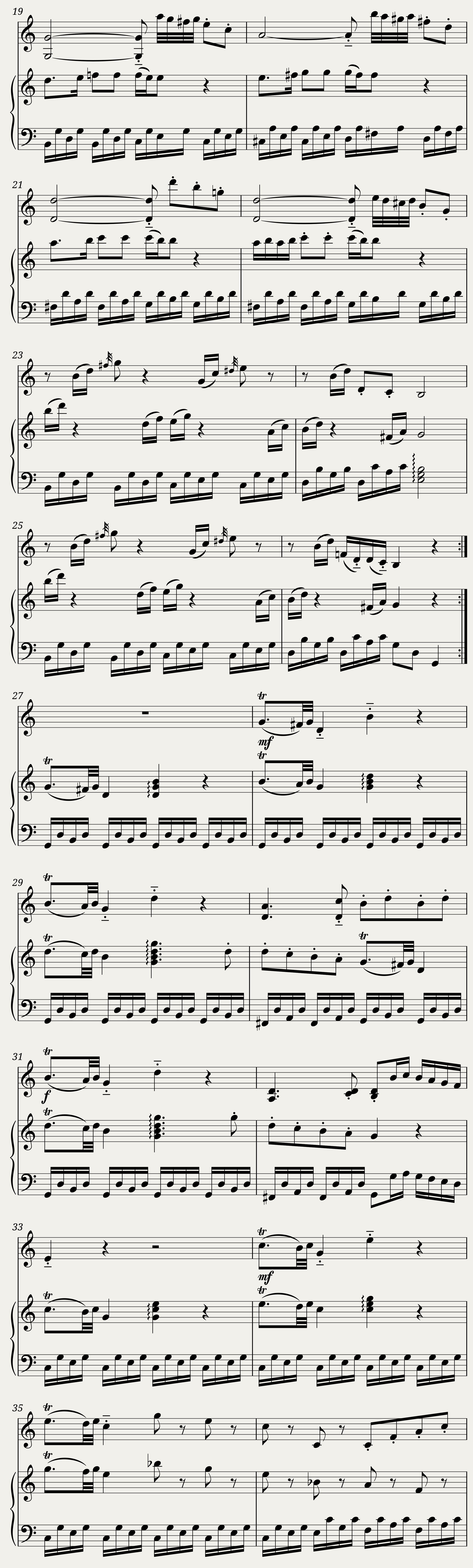 W. A. Mozart Sonata in C Major K6. — 2/11
