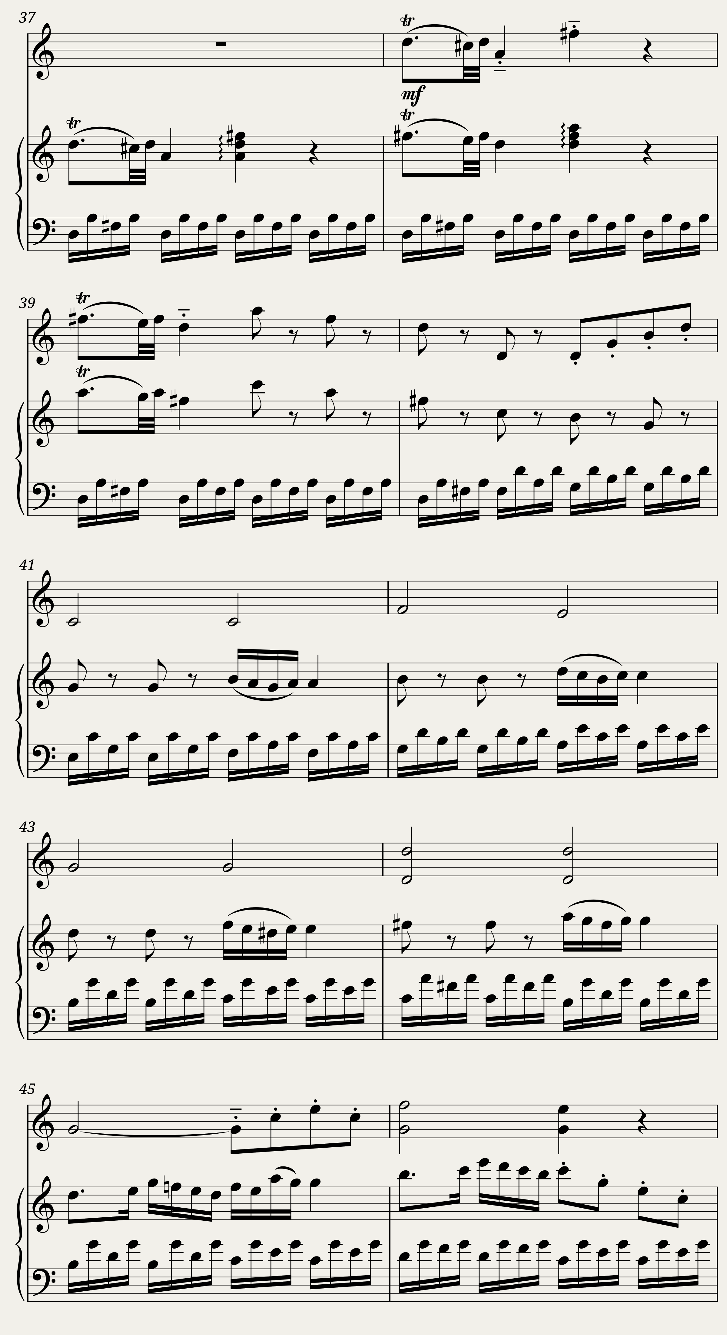 W. A. Mozart Sonata in C Major K6. — 3/11