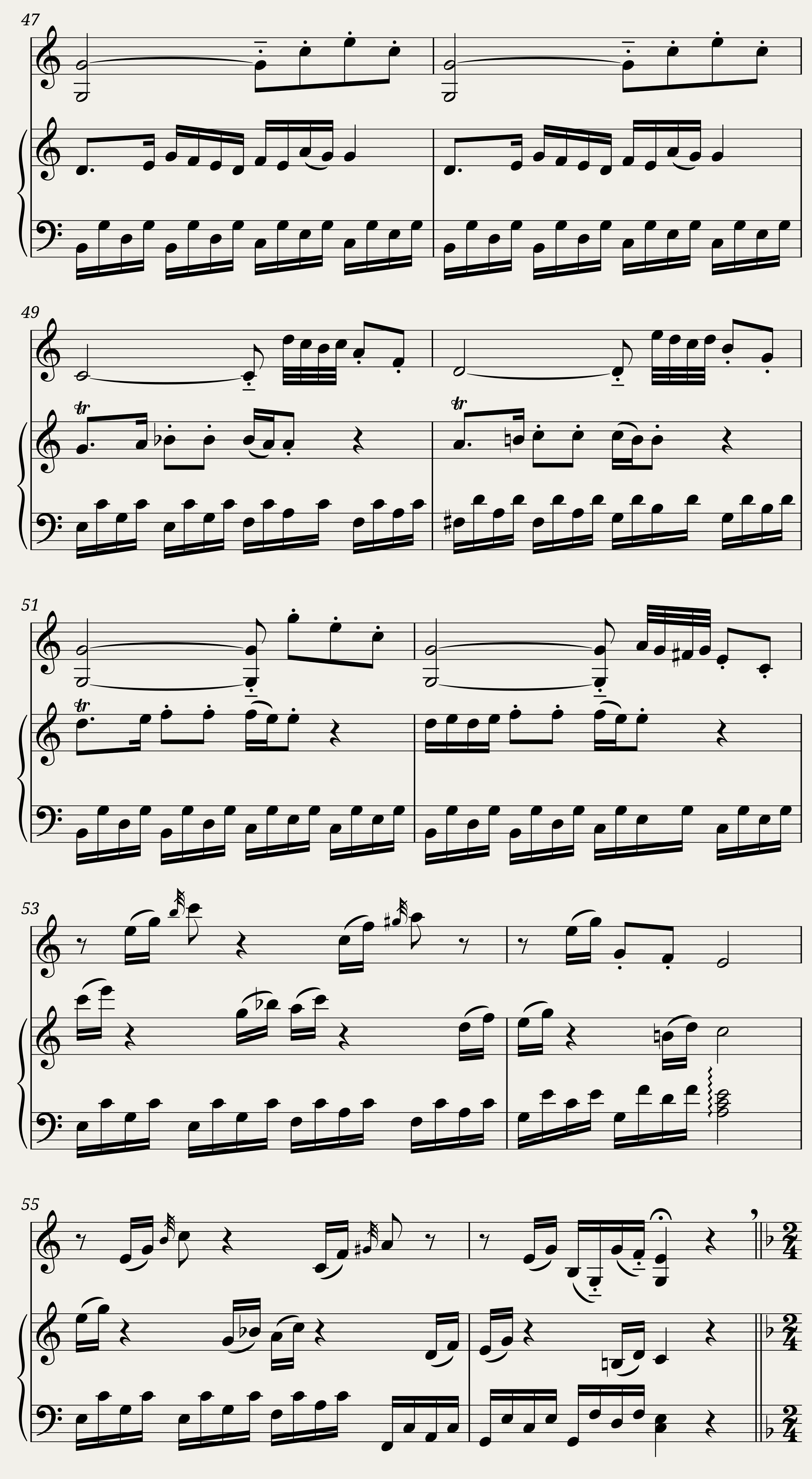 W. A. Mozart Sonata in C Major K6. — 4/11