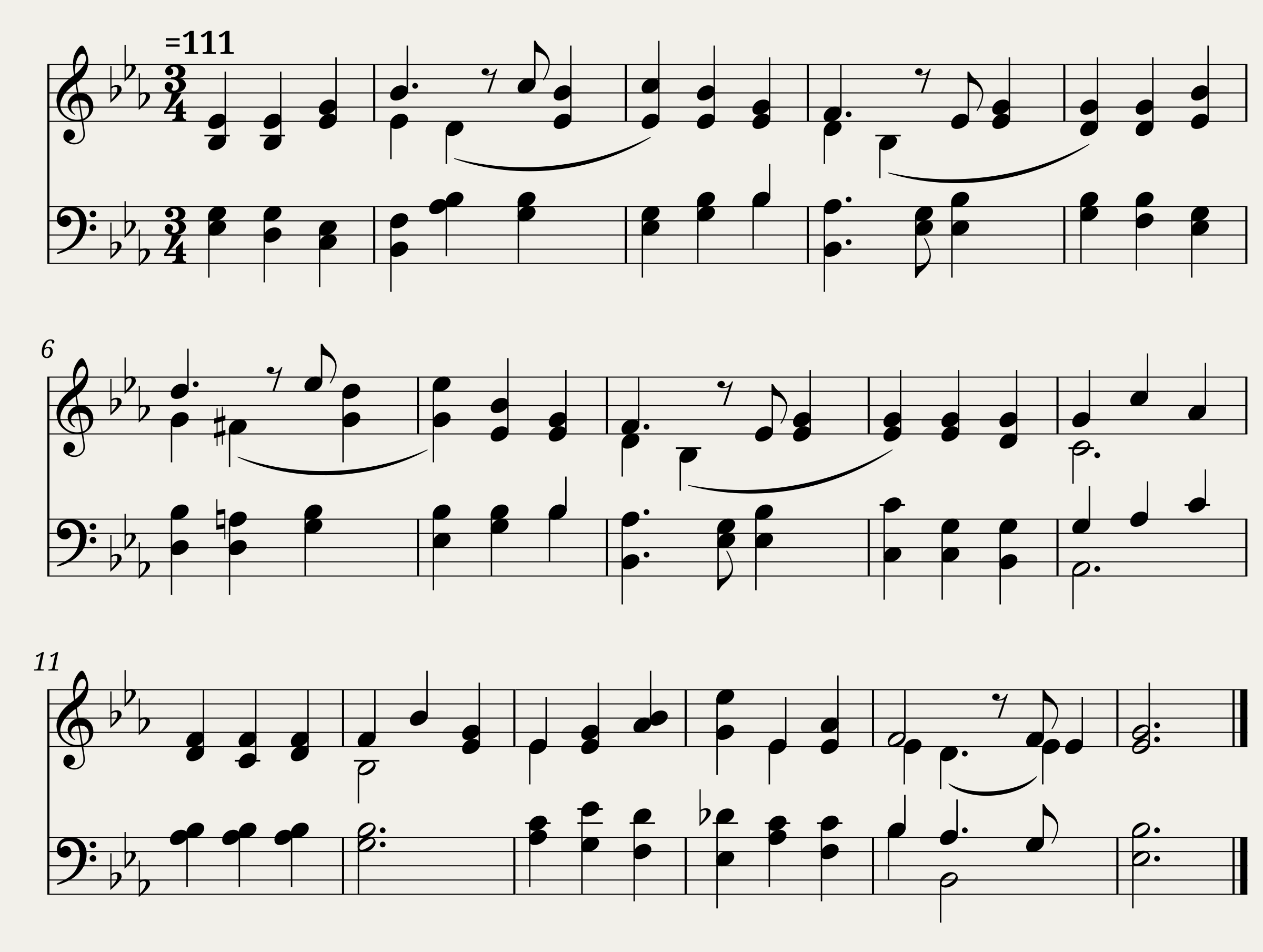 Welcome delightful morn - William W. Gilchrist