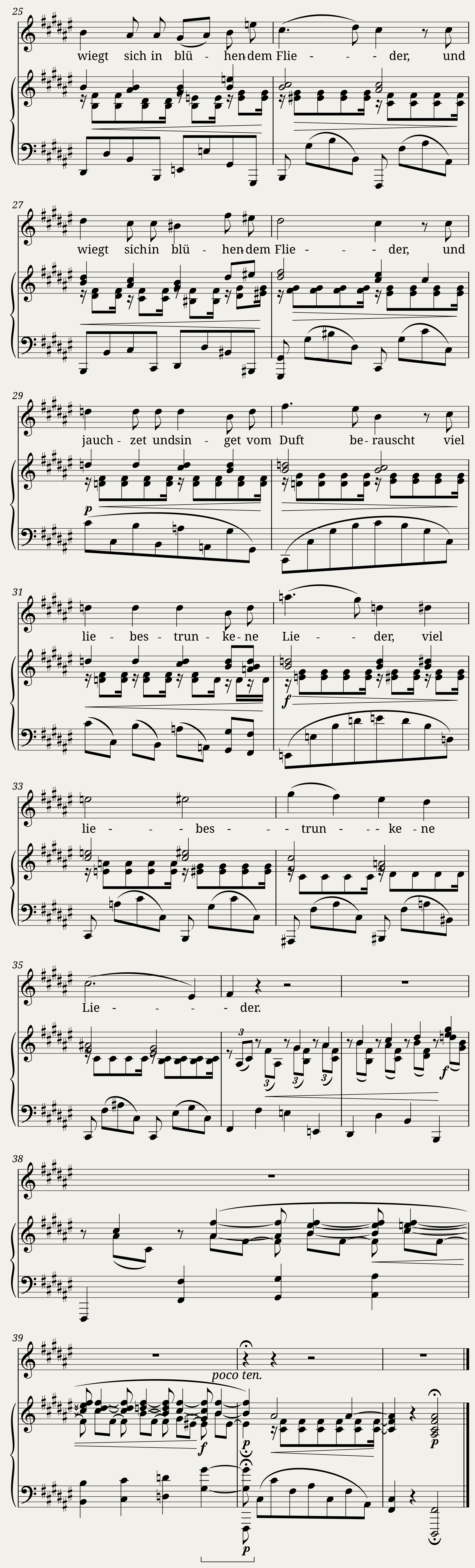 Brahms Johannes - 9 Lieder und Gesänge Op.63 No.5 - Junge Lieder I — 3/3