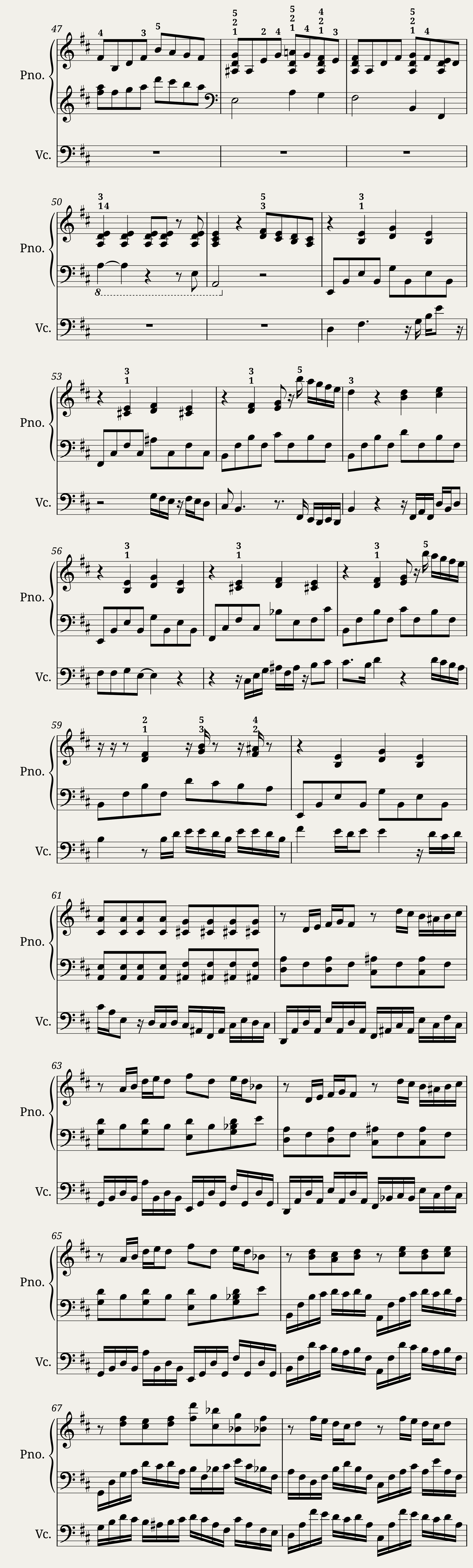 Pianoforte Violoncello T26 — 3/4