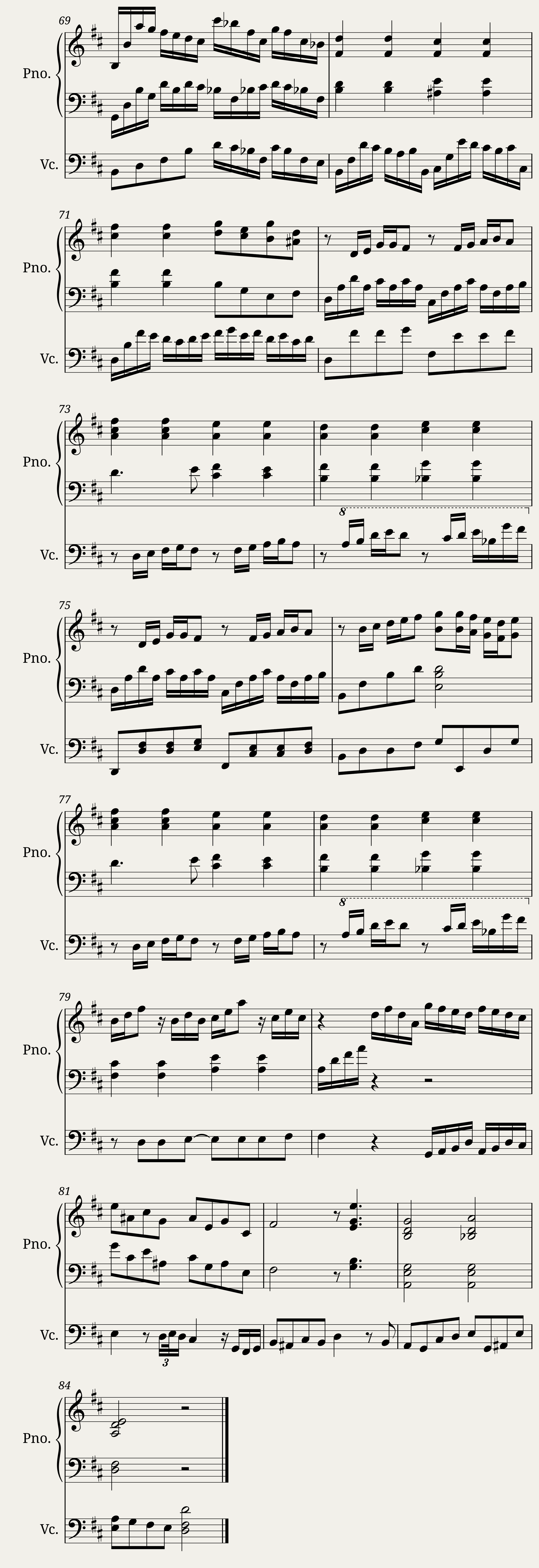 Pianoforte Violoncello T26 — 4/4