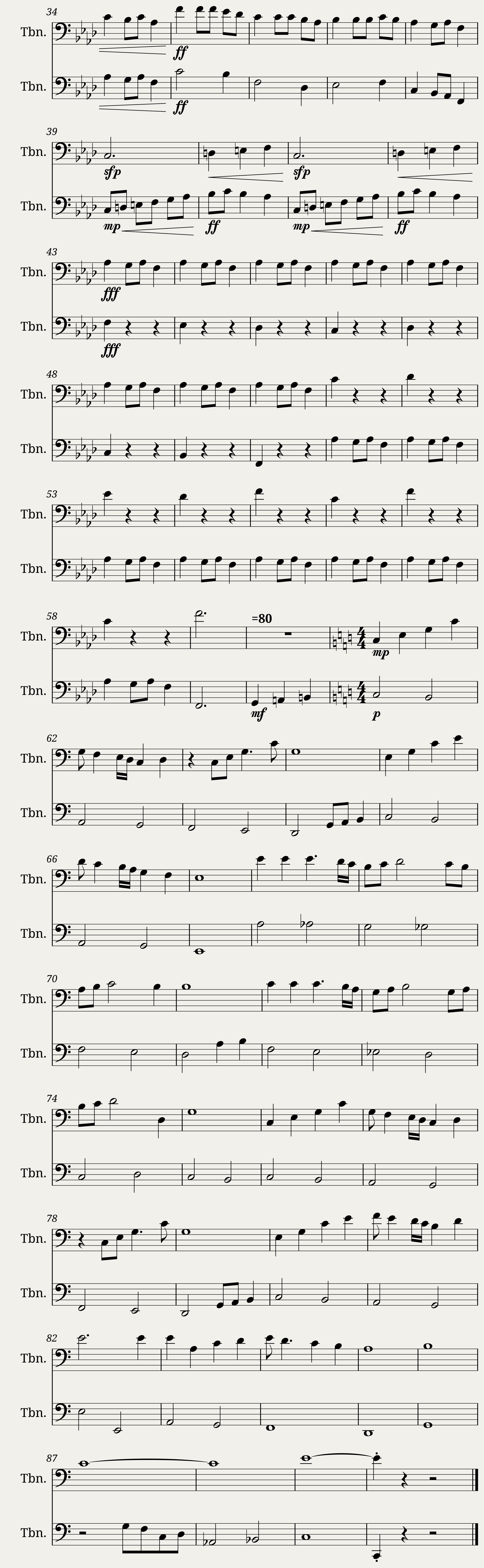Trombone Christmas Duet — 2/2