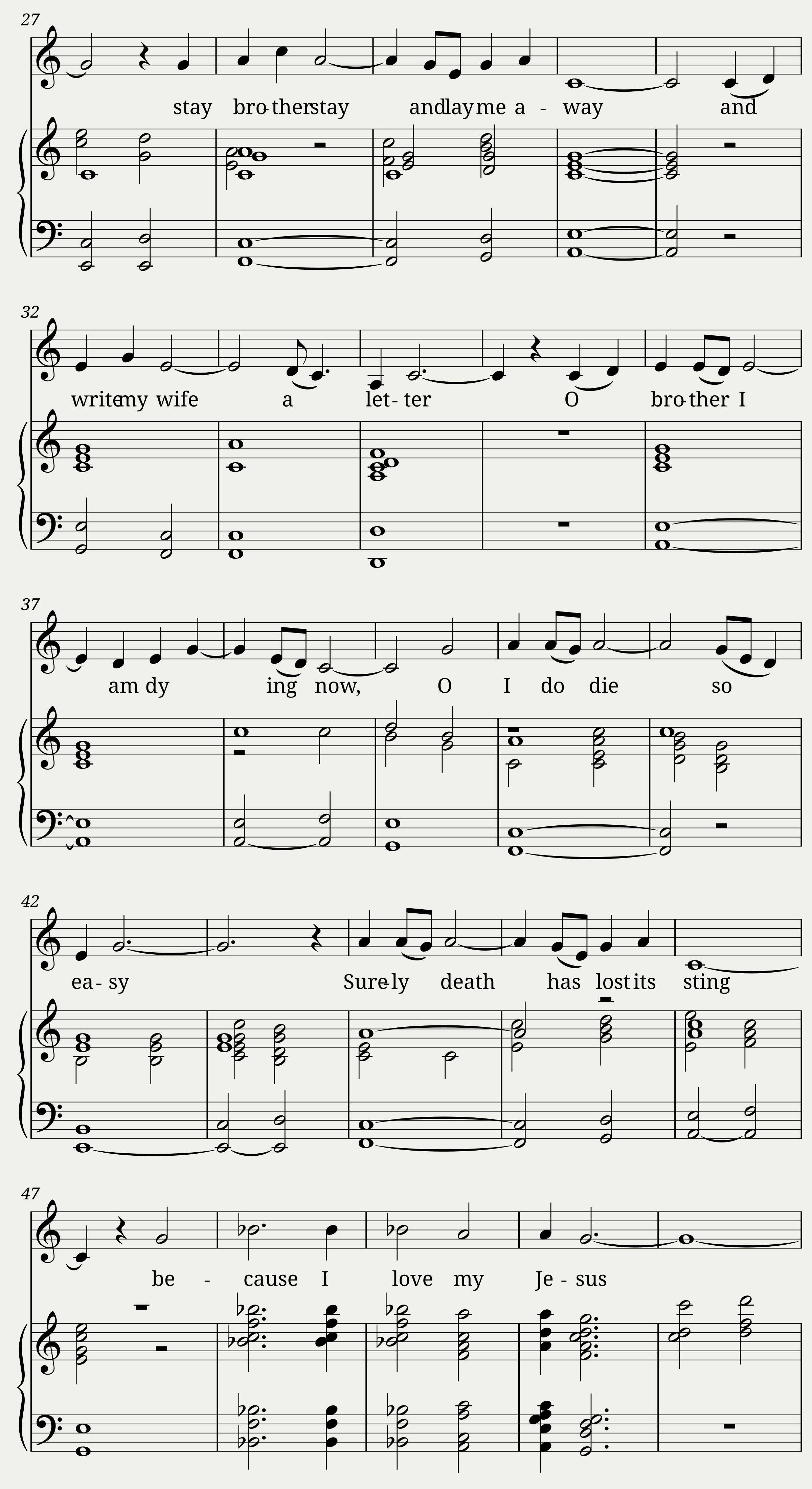 The Dying Soldier Baritone Solo — 2/3