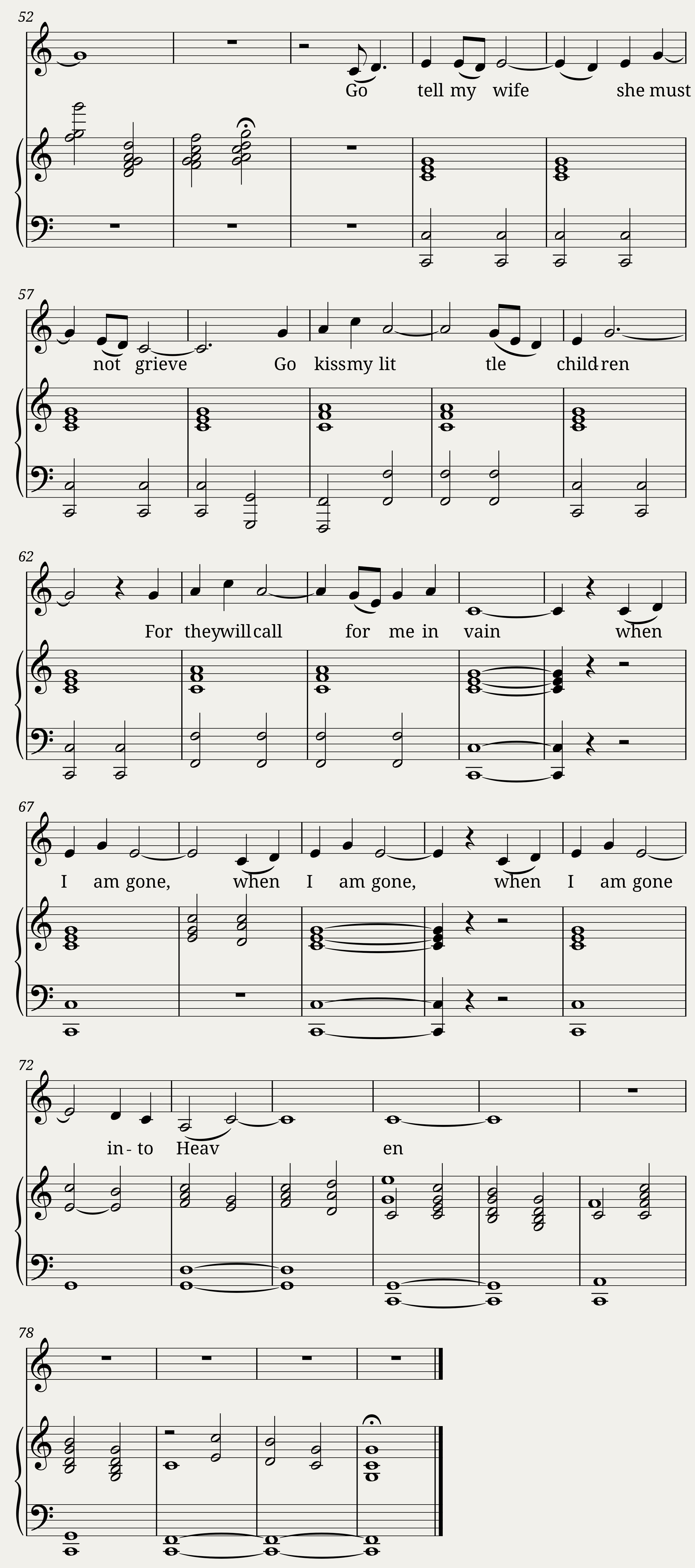 The Dying Soldier Baritone Solo — 3/3