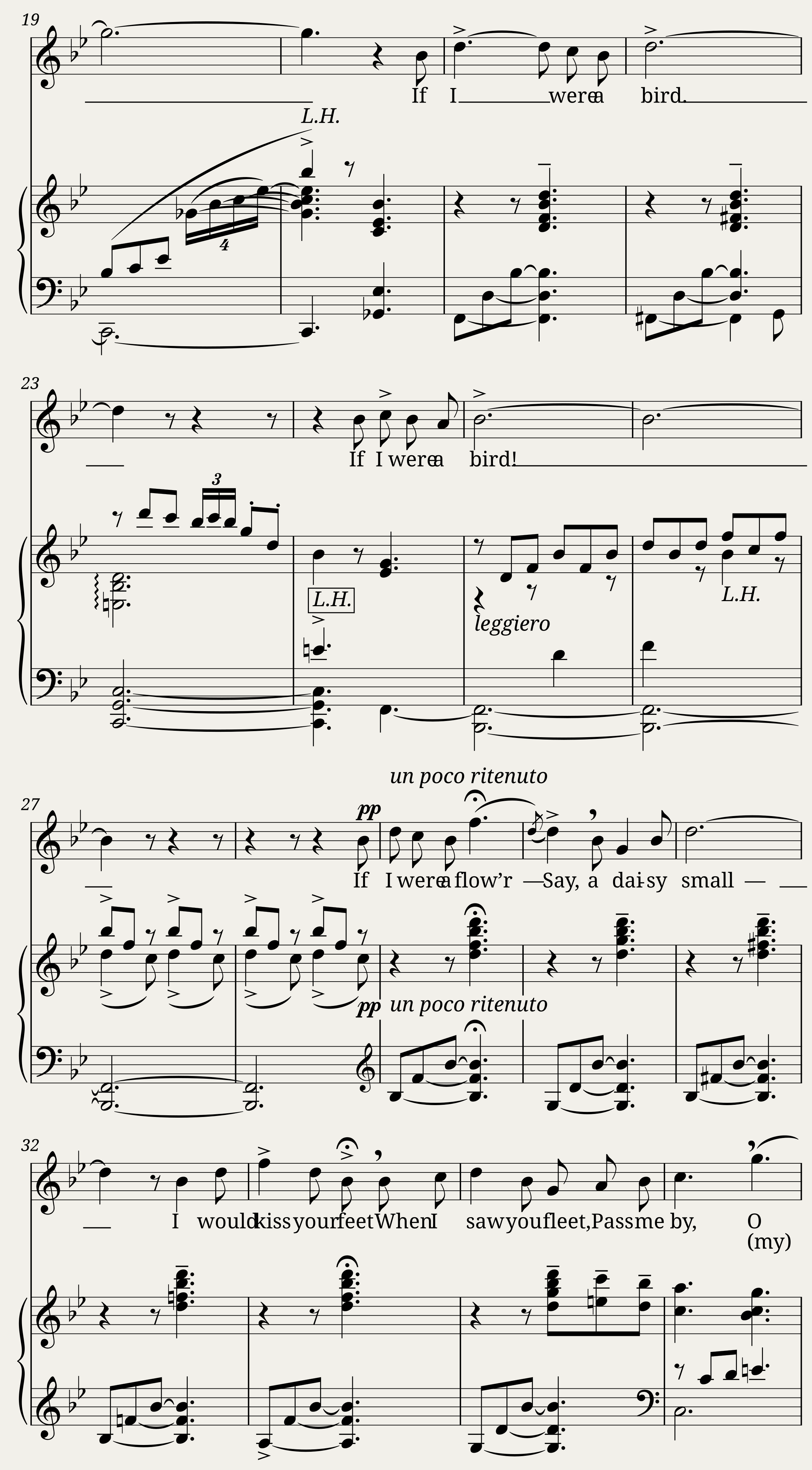 If I were a bird, I would sing all day — 2/3