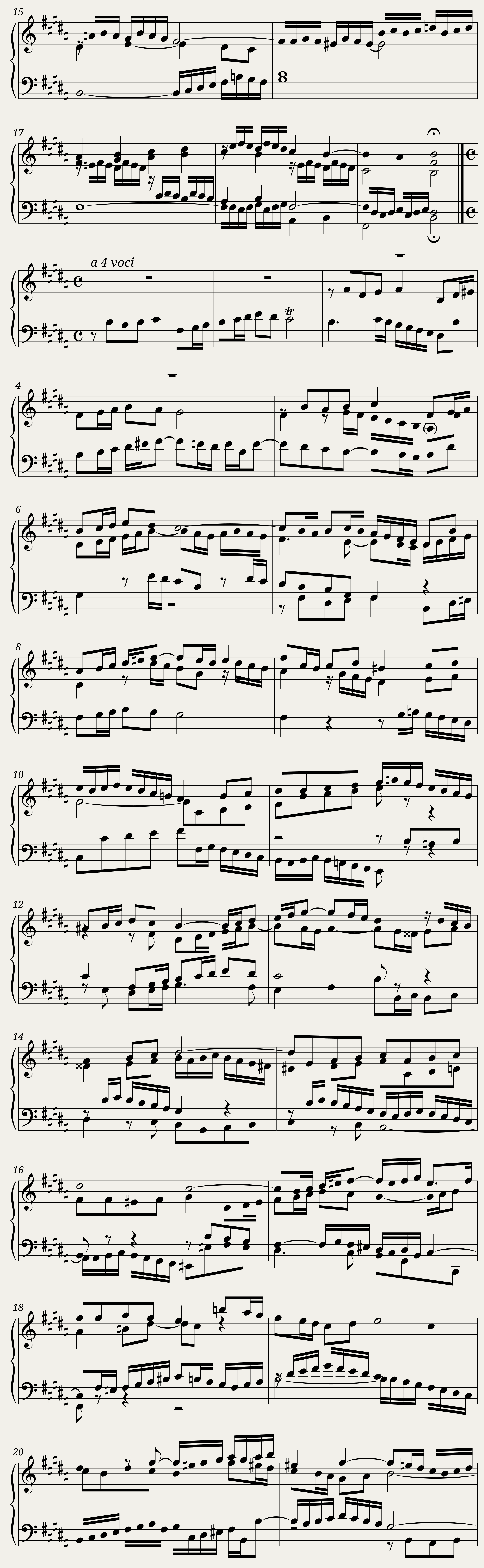 Prelude and Fugue 23 - OpenWTC — 2/3