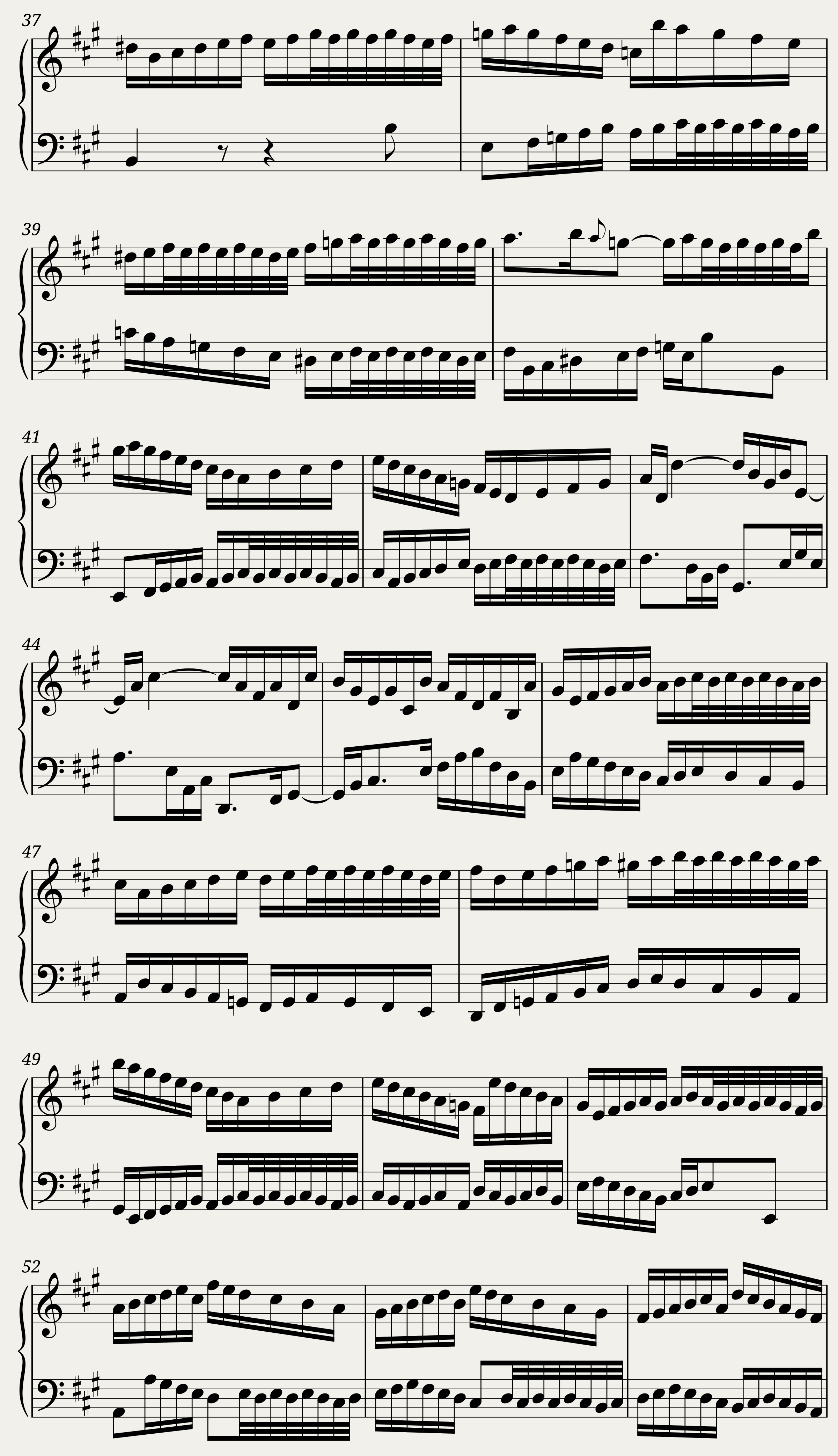 BWV 806 English Suite I Gigue — 3/4