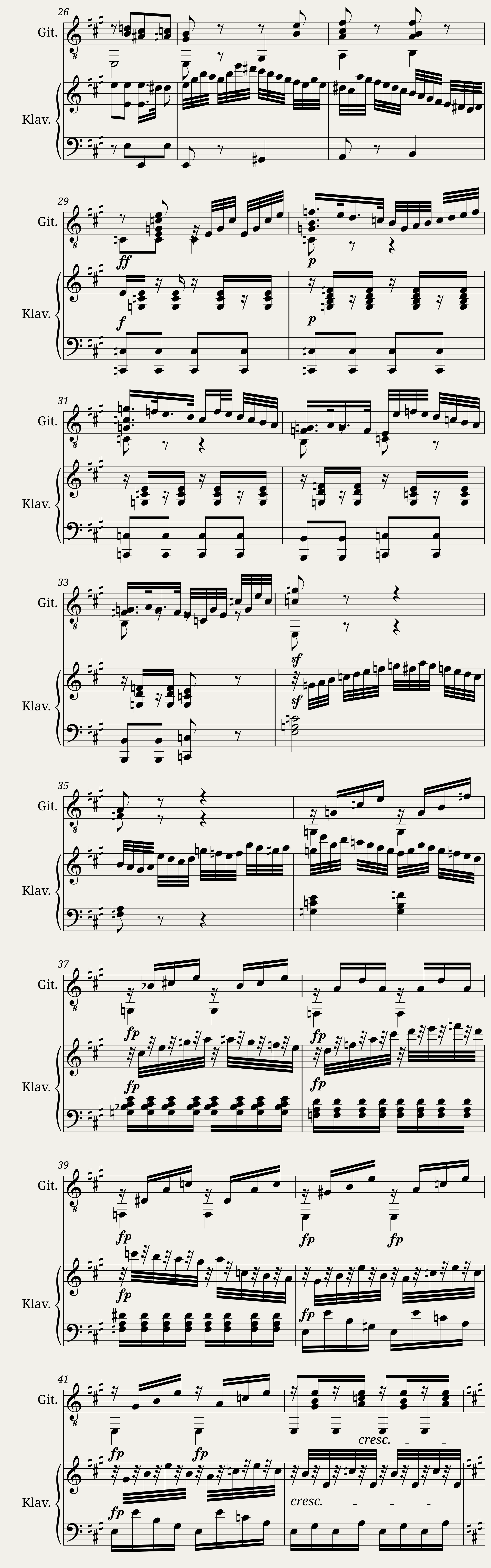 Sonatine für Pianoforte und Gitarre — 2/4