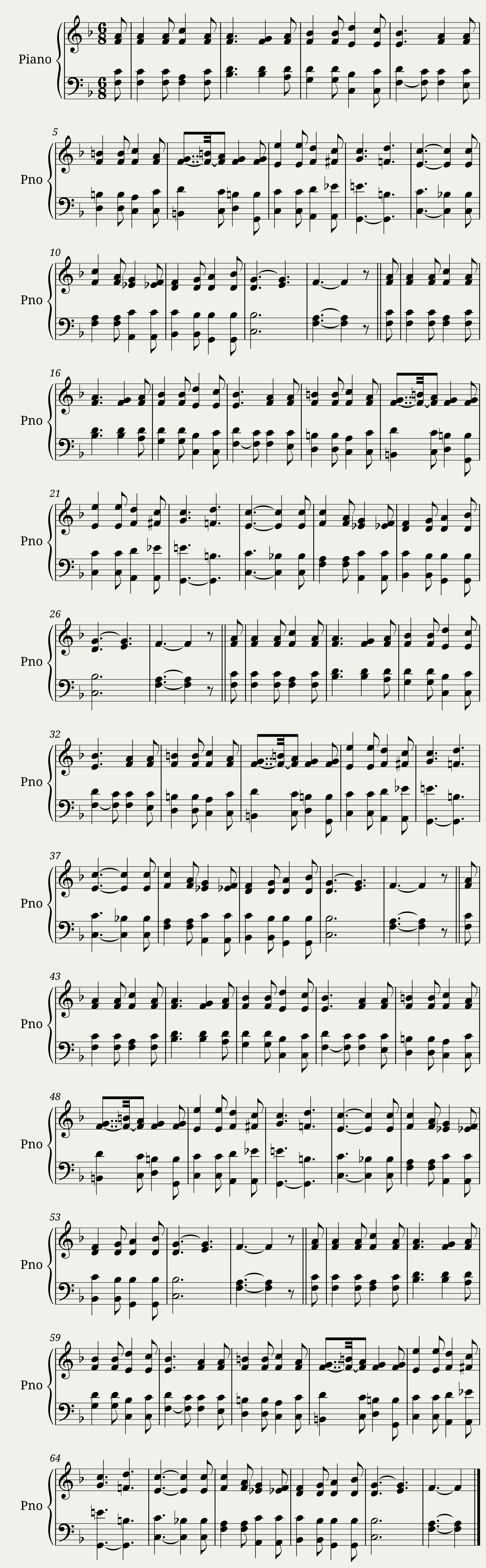 A cradle song of the Blessed Virgin
