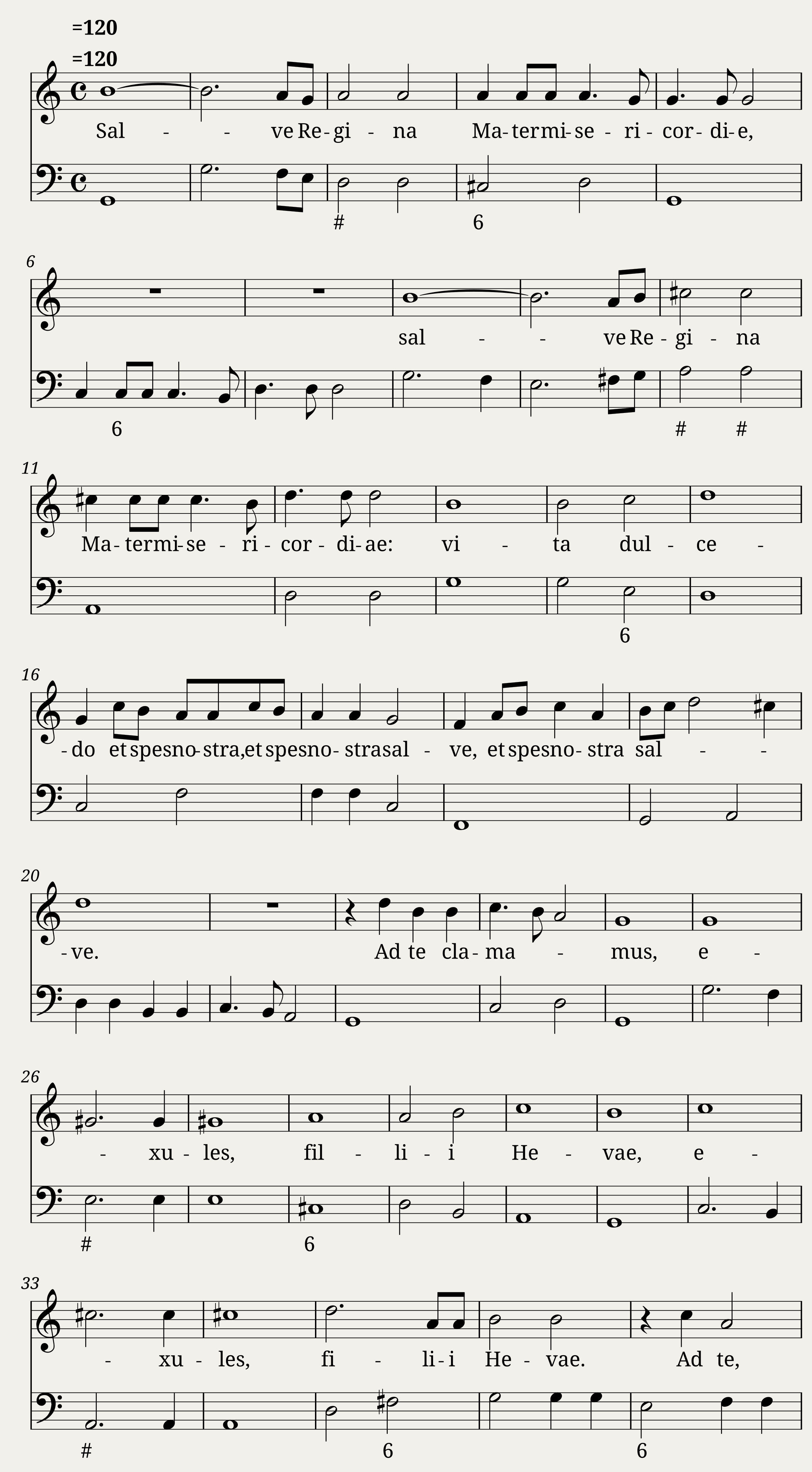 Salve Regina - Giovanni Battista Riccio — 1/2