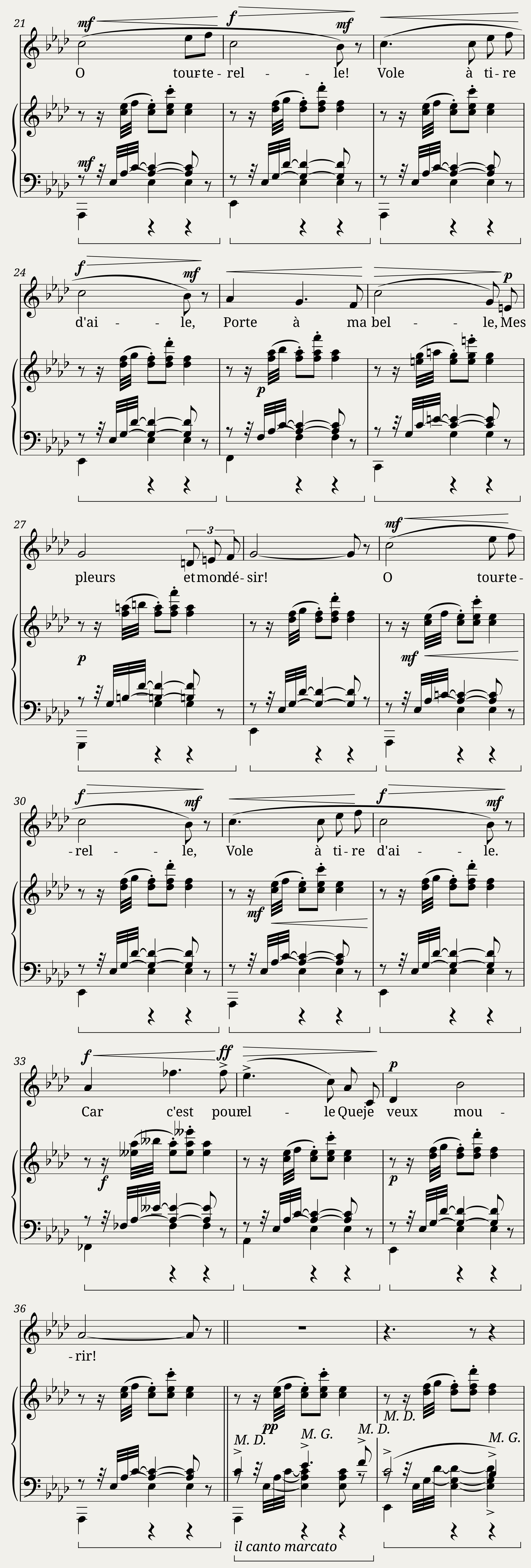 Holmès Augusta - 20 Mélodies No.1 - Chanson Lointaine — 2/5