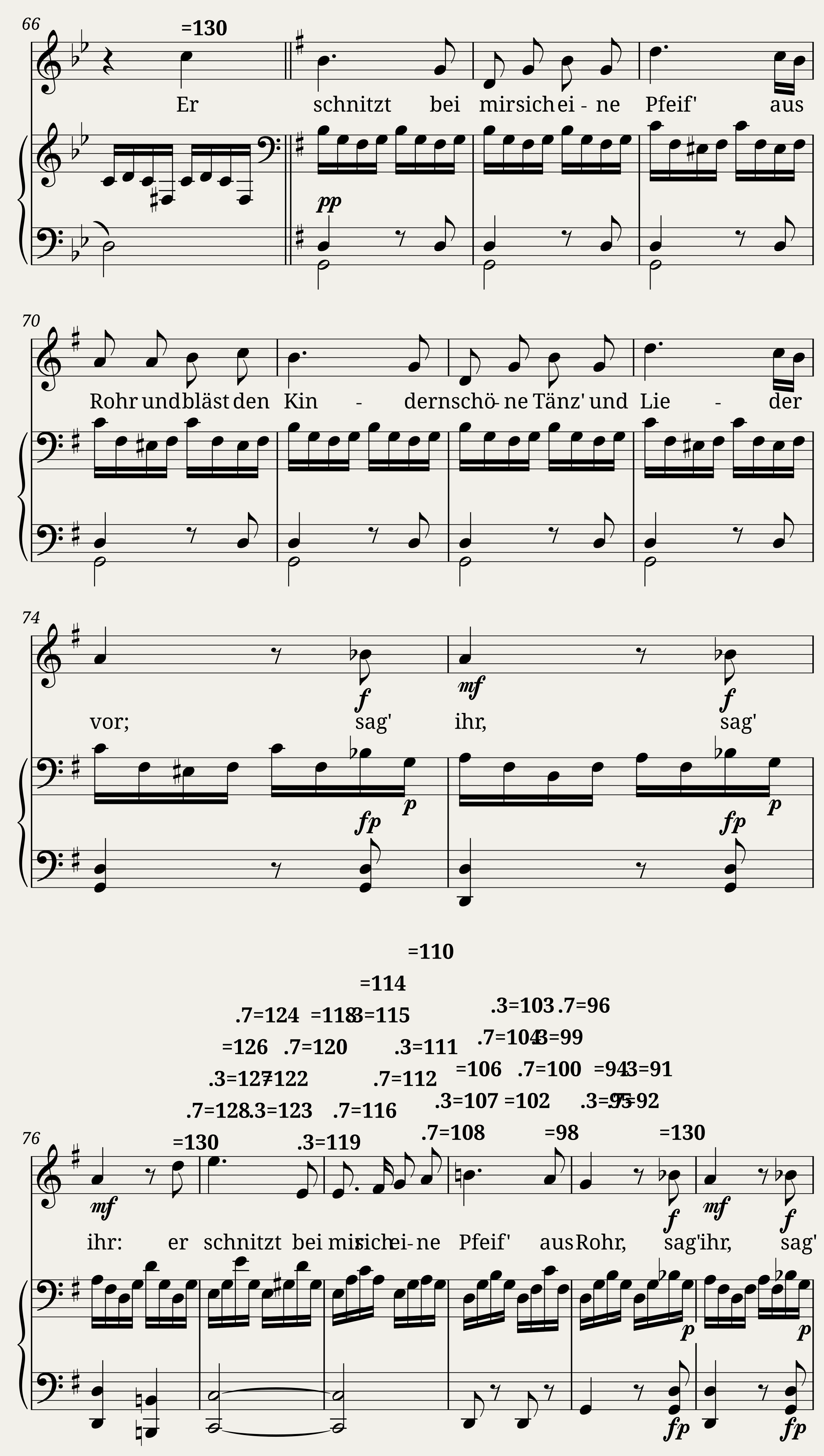 Franz Schubert: Die schöne Müllerin - D 795 N15 Eifersucht und Stolz — 4/5