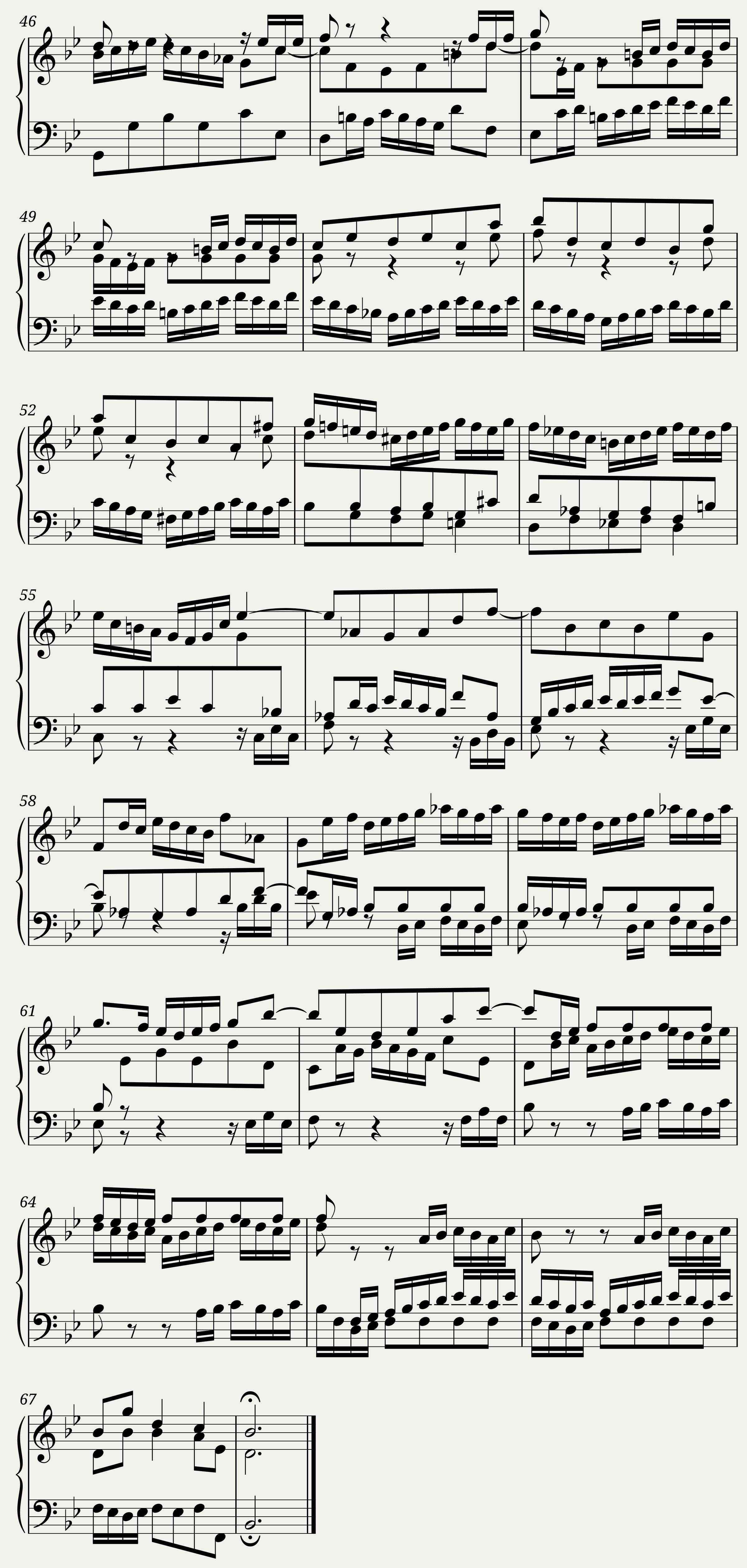 Prelude and Fugue 21 - OpenWTC — 5/5