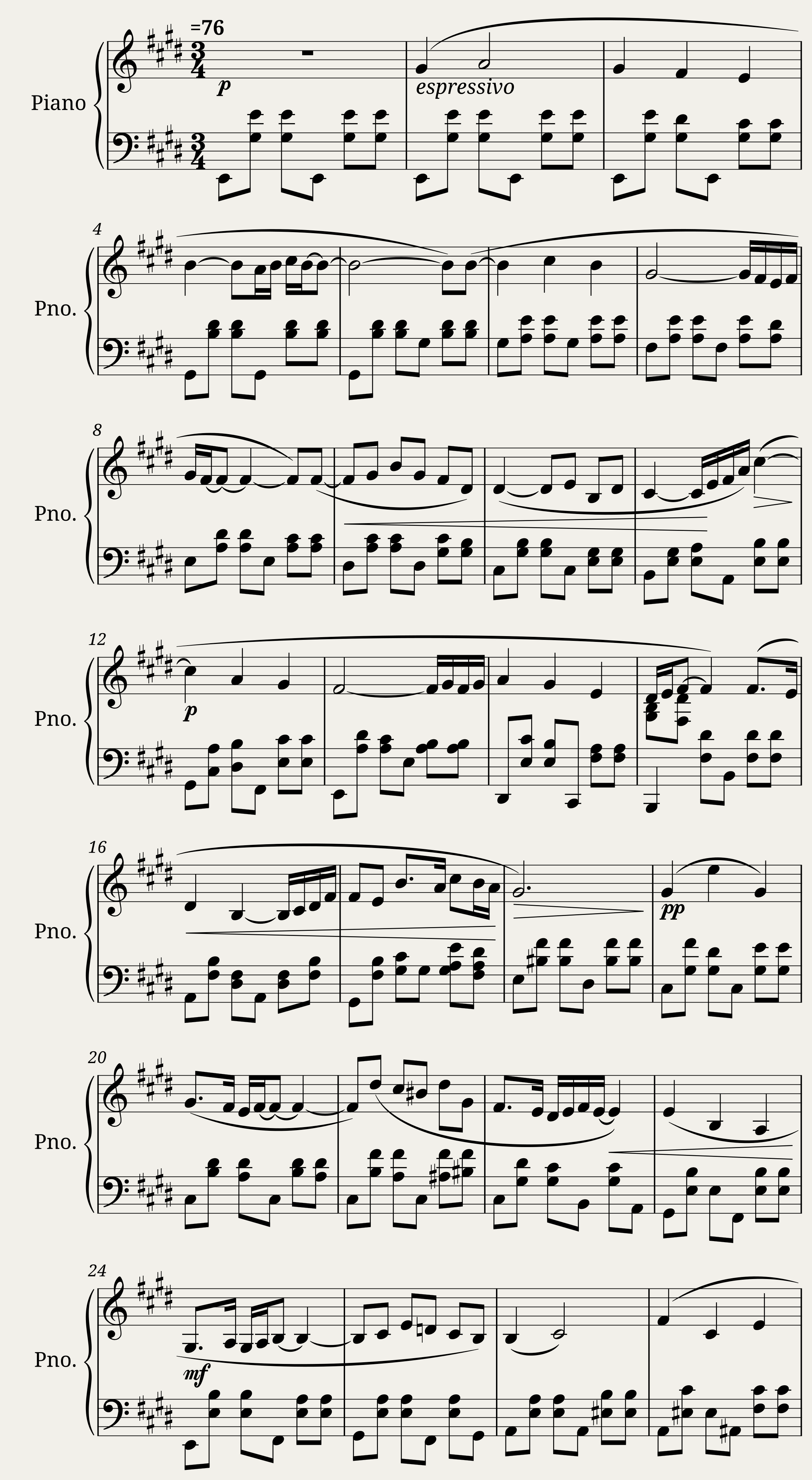 Piano Concerto in G — 1/6