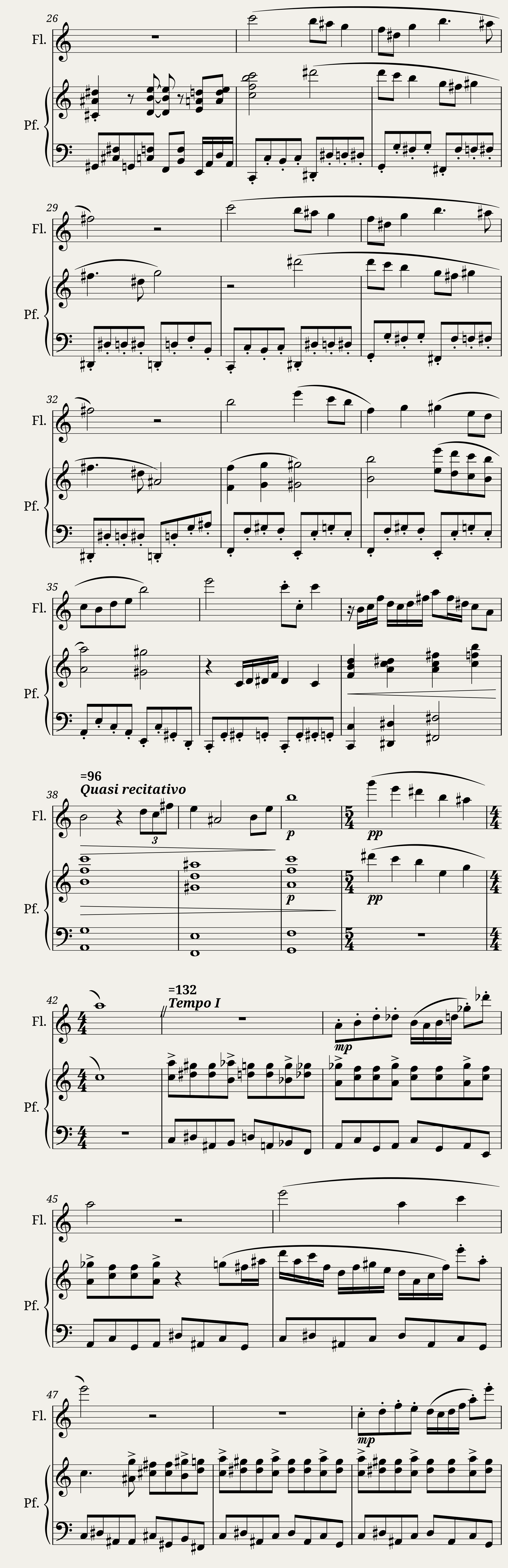 Sonatina per flauto e pianoforte — 2/5
