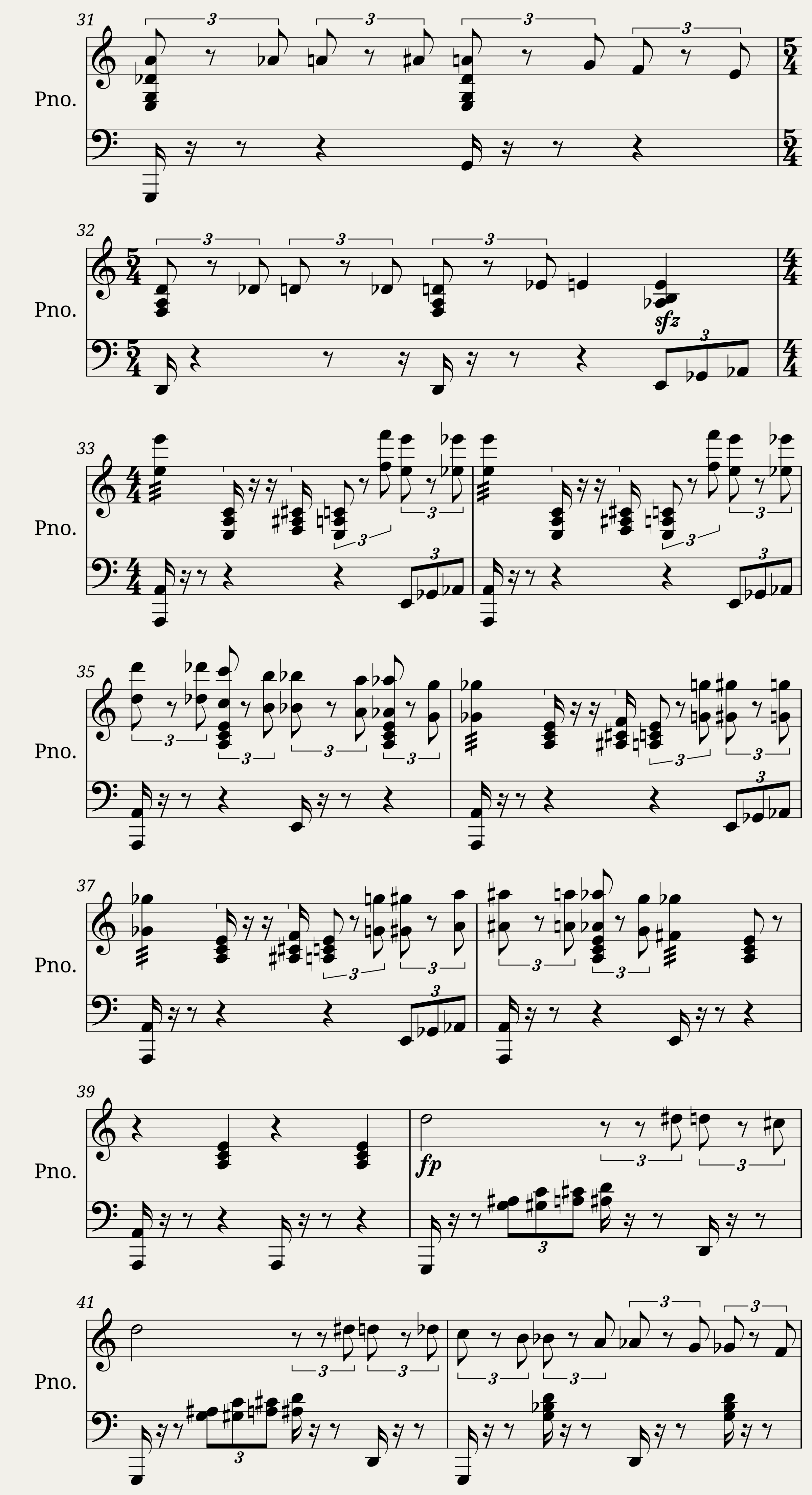 The Gambrelli Theme — 3/4