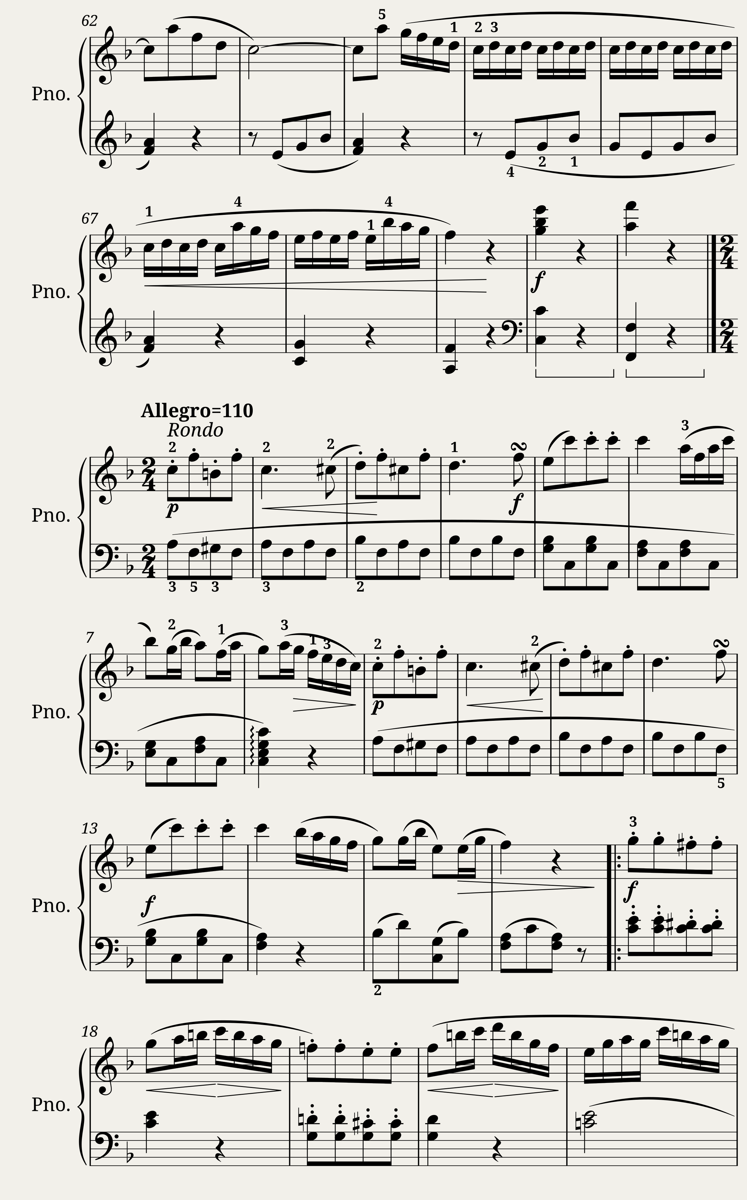 Beethoven: Sonatina in F (Anh. 5 No. 2) — 2/4