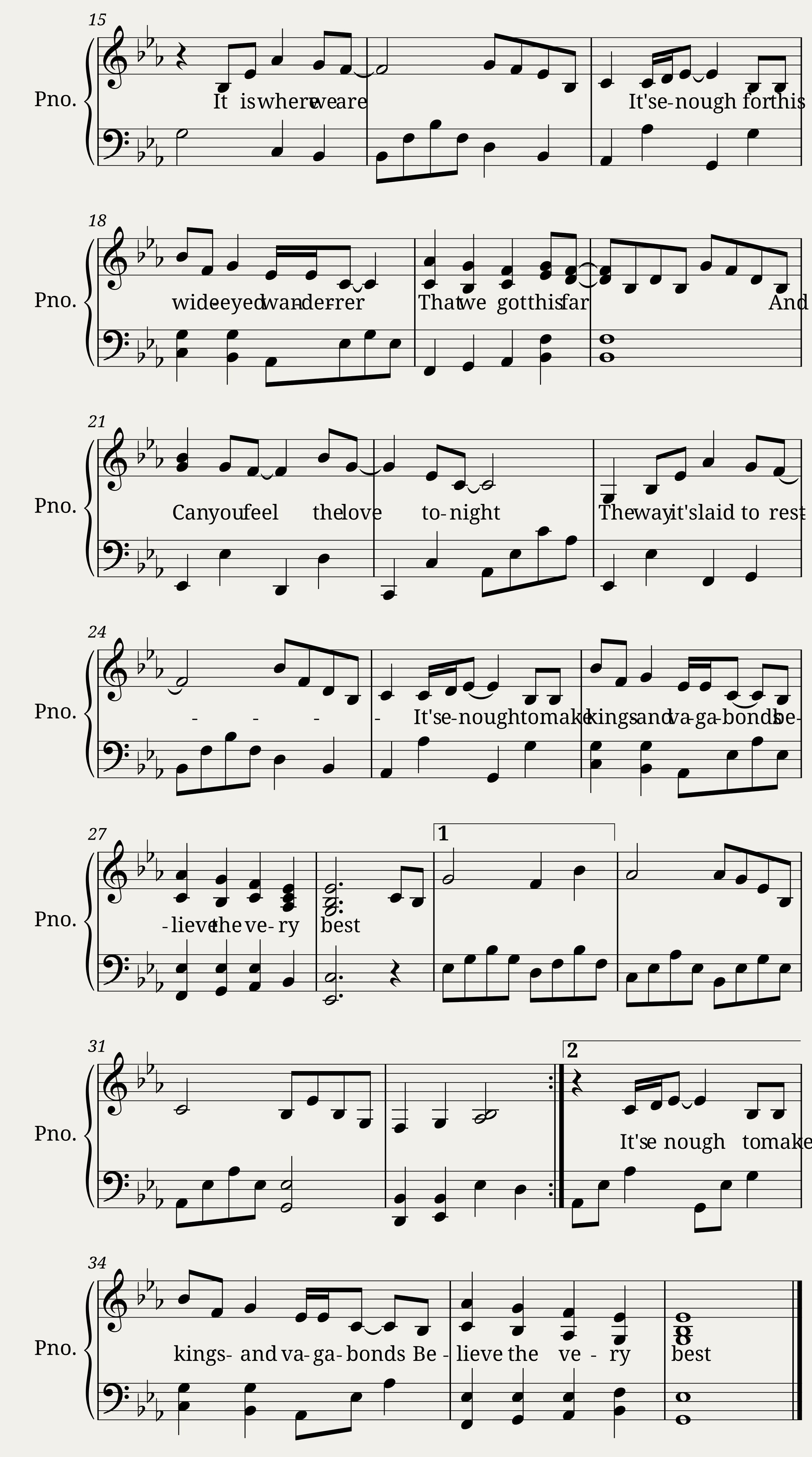 can you feel the love tonight — 2/2