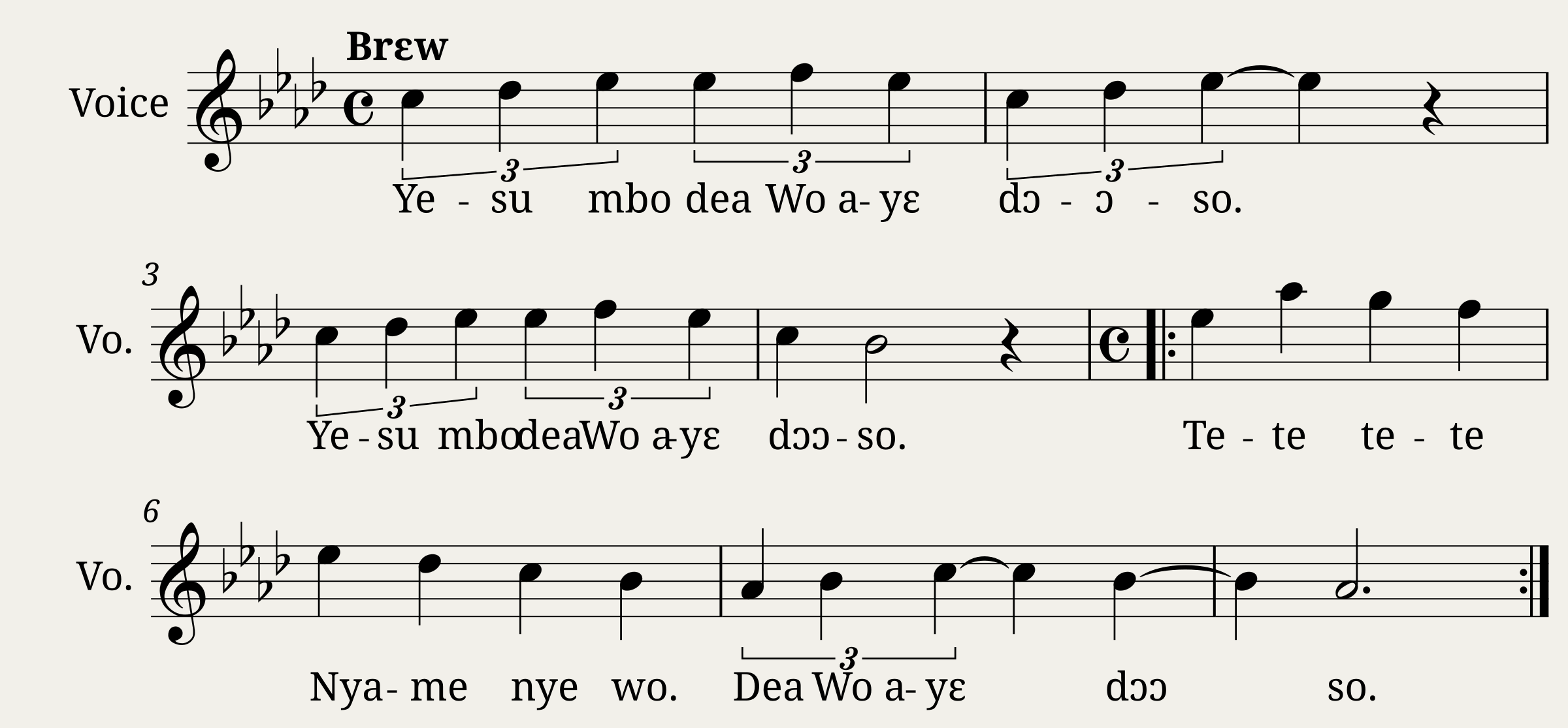 Yesu Mbo Dea Wo AyÉ Yi DÉÉso