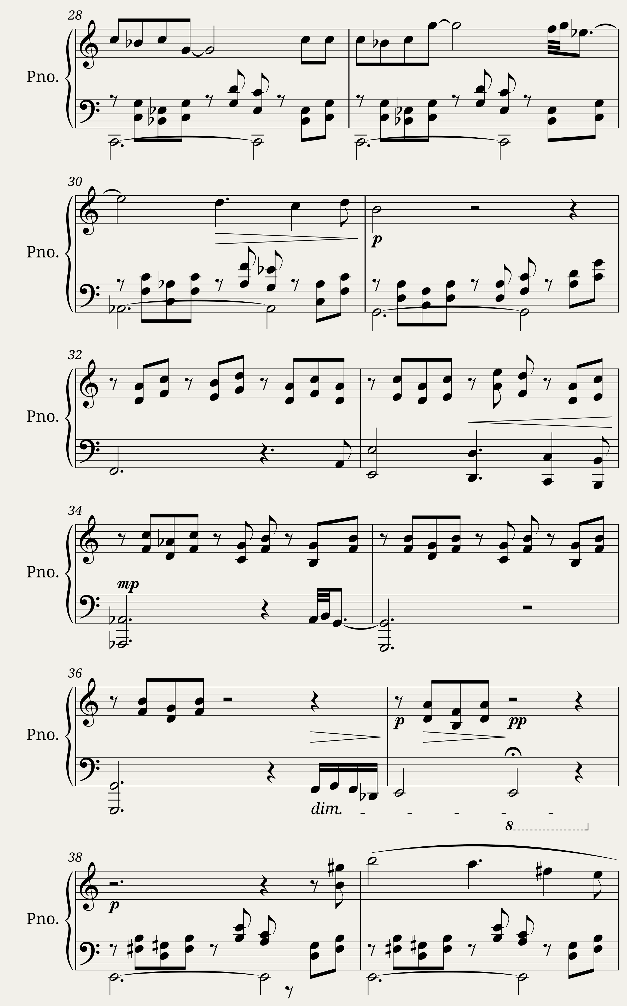 Capriccio Op. 30 per pianoforte — 8/8