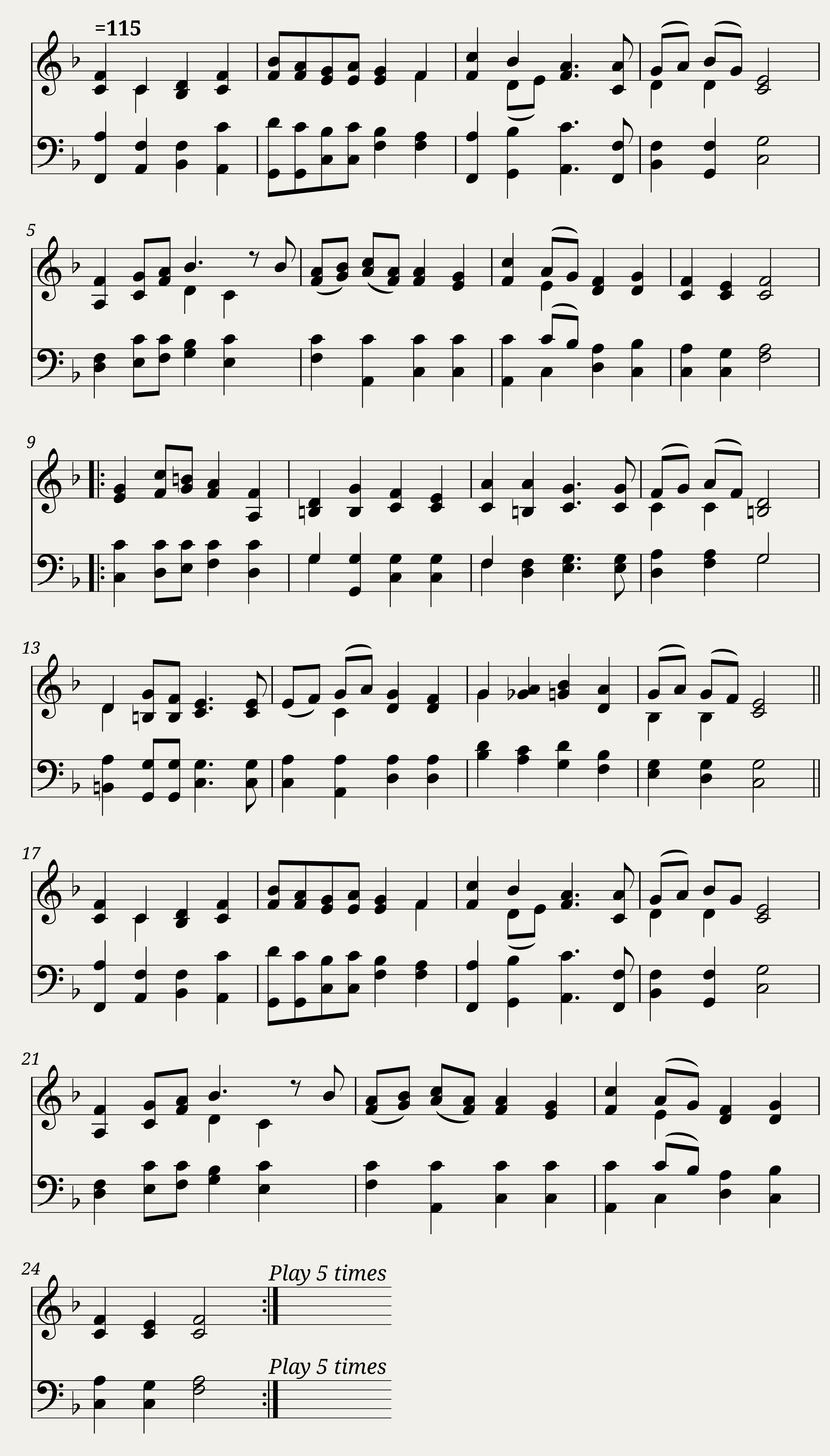 Holy ghost come down upon thy children - Gustav T. Holst