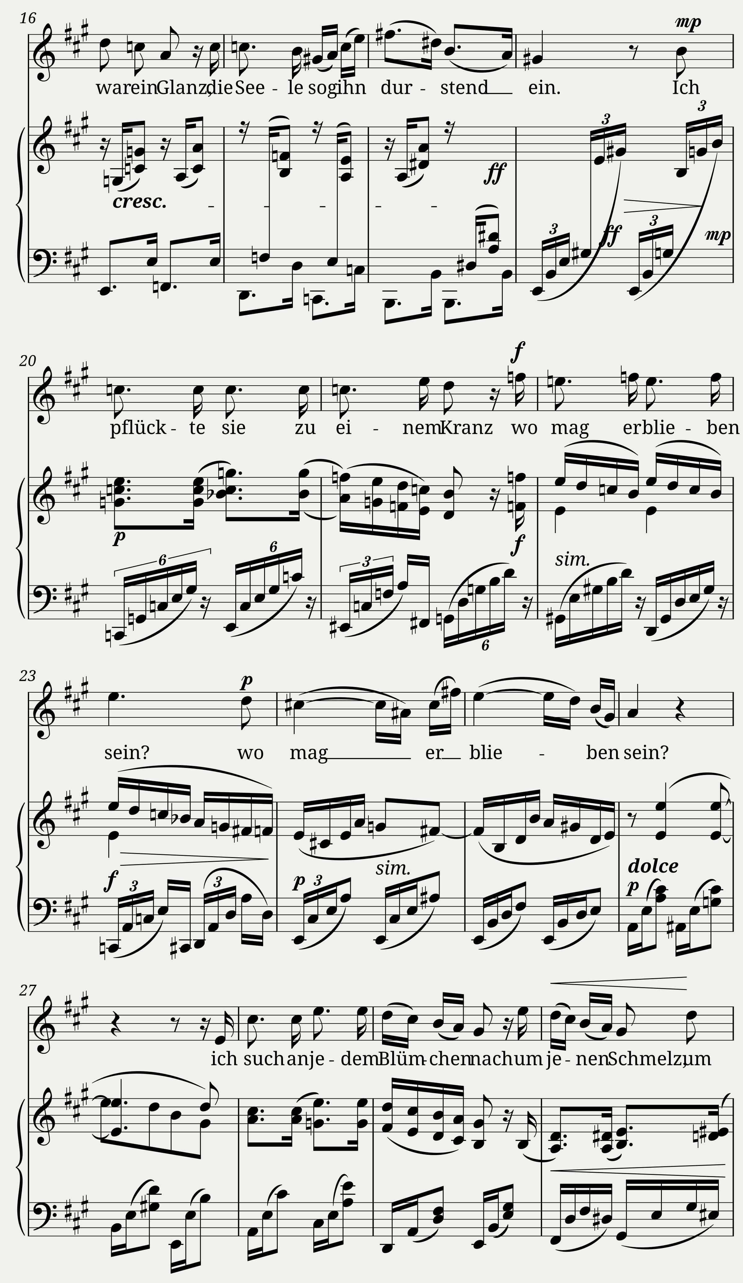 Brahms Johannes - 9 Lieder und Gesänge Op.63 No.9 - Heimweh III — 2/3