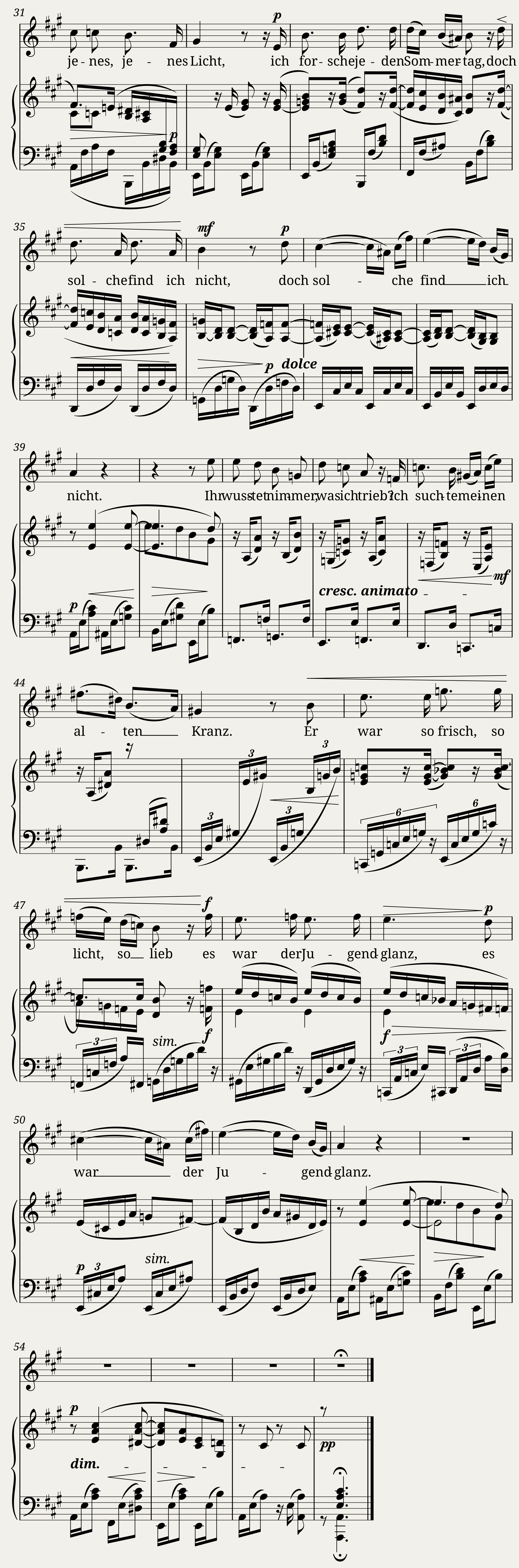 Brahms Johannes - 9 Lieder und Gesänge Op.63 No.9 - Heimweh III — 3/3