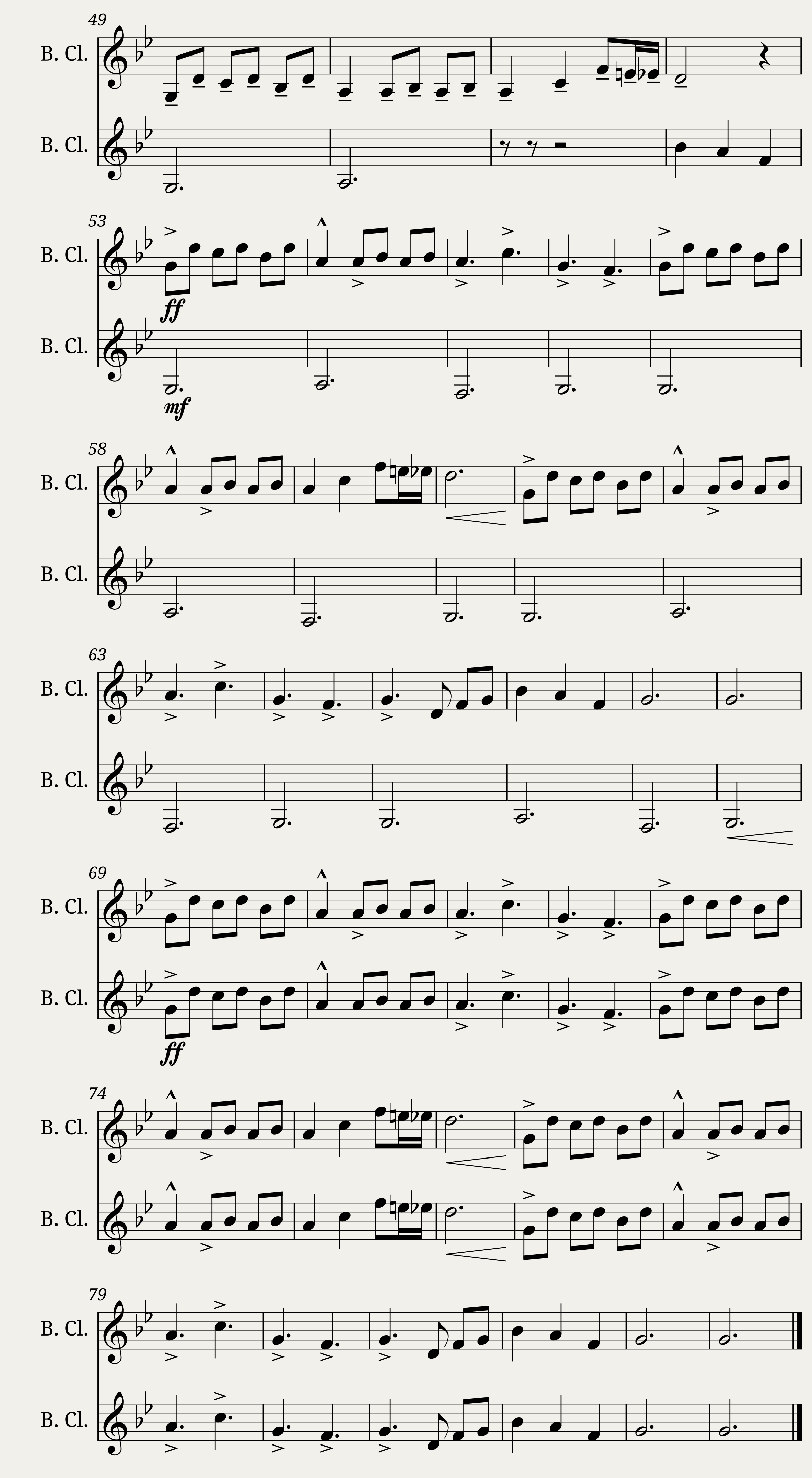 Passacaglia For 2 Violins — 3/3