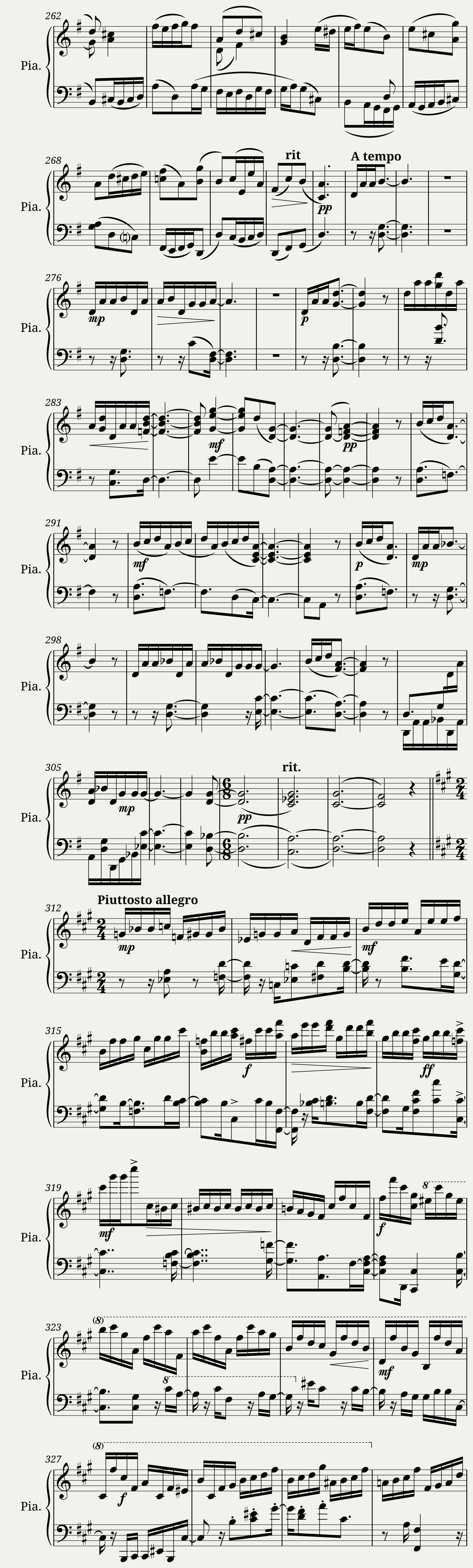 Piano Sonata n3 in F minor by Dominique Picard - 1st mv — 9/10