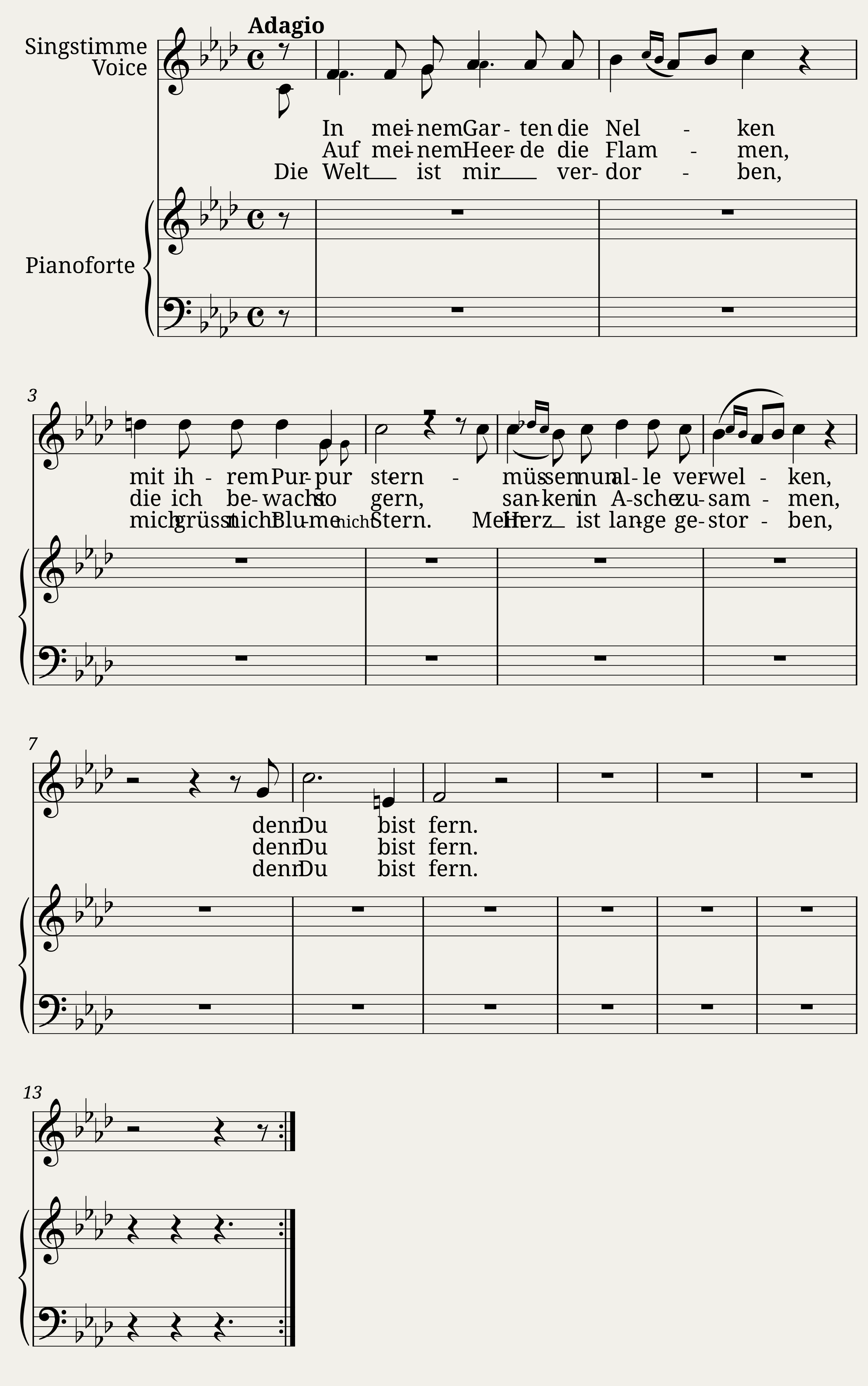 Kinkel Johanna - 6 Gedichte Op.8 No.5 - Trennung