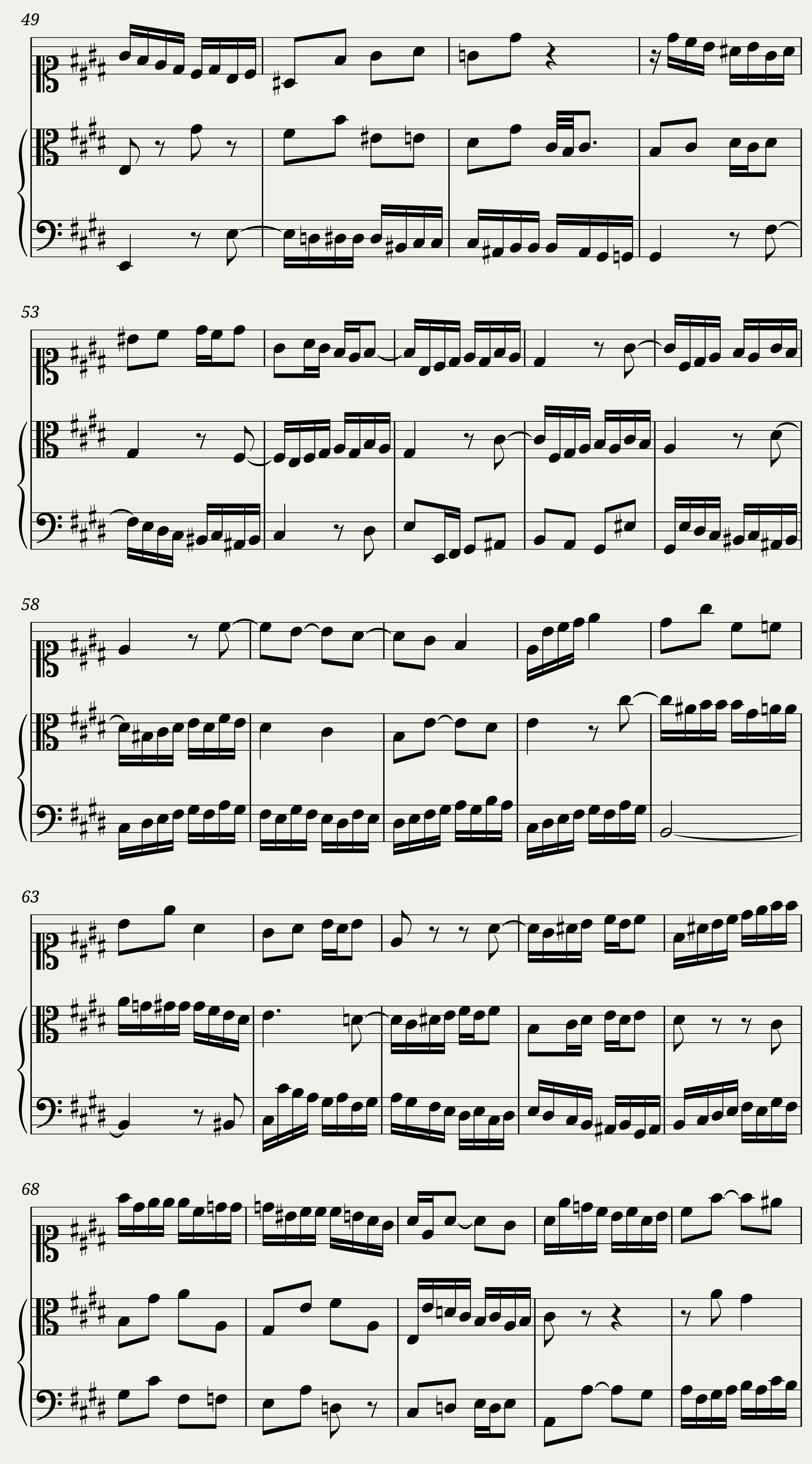 BWV 1079 Musical Offering Canon a 2 quaerendo invenietis (A = 415 Hz) — 2/3