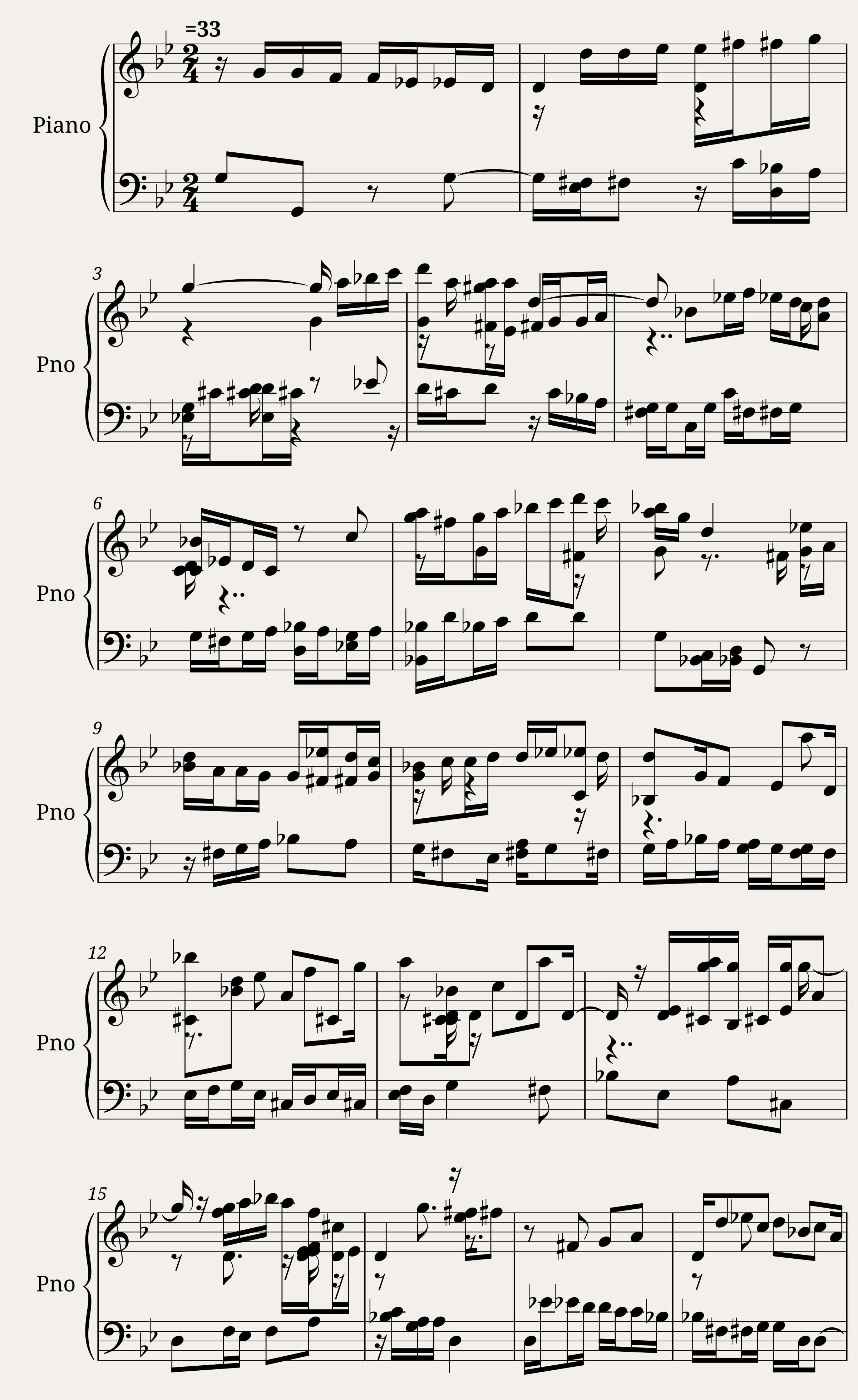 Goldberg Variations - 15 — 1/2
