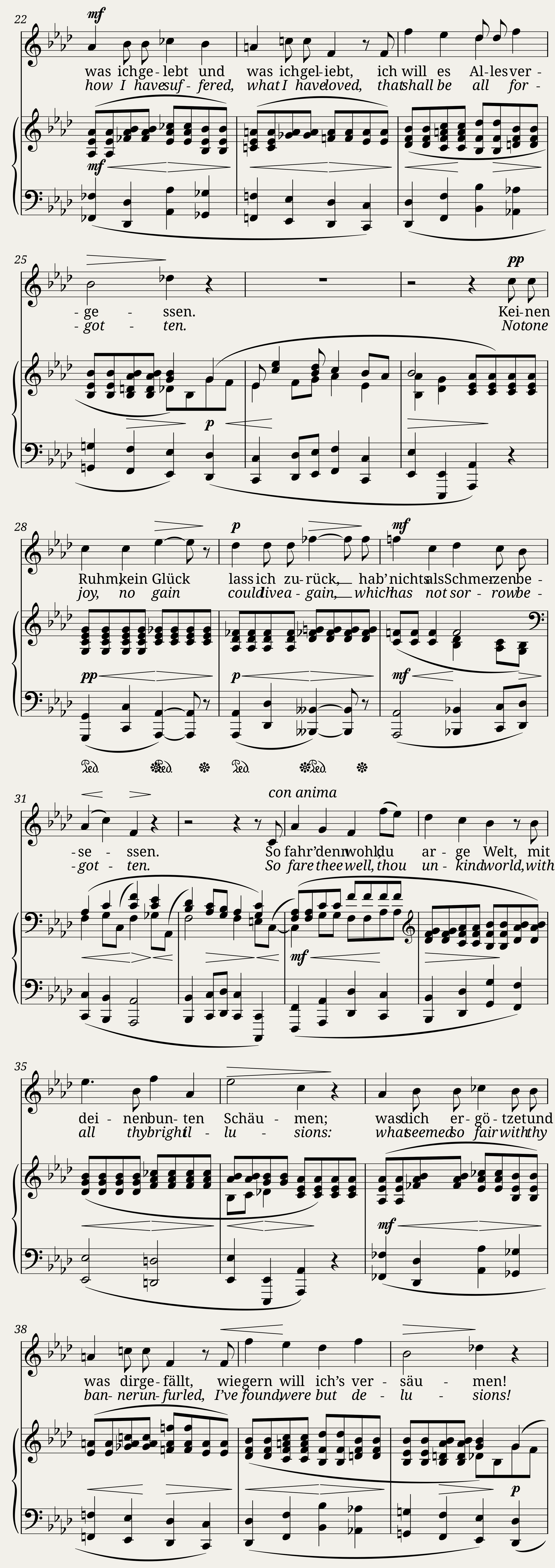 Des Müden Abendlied — 2/3