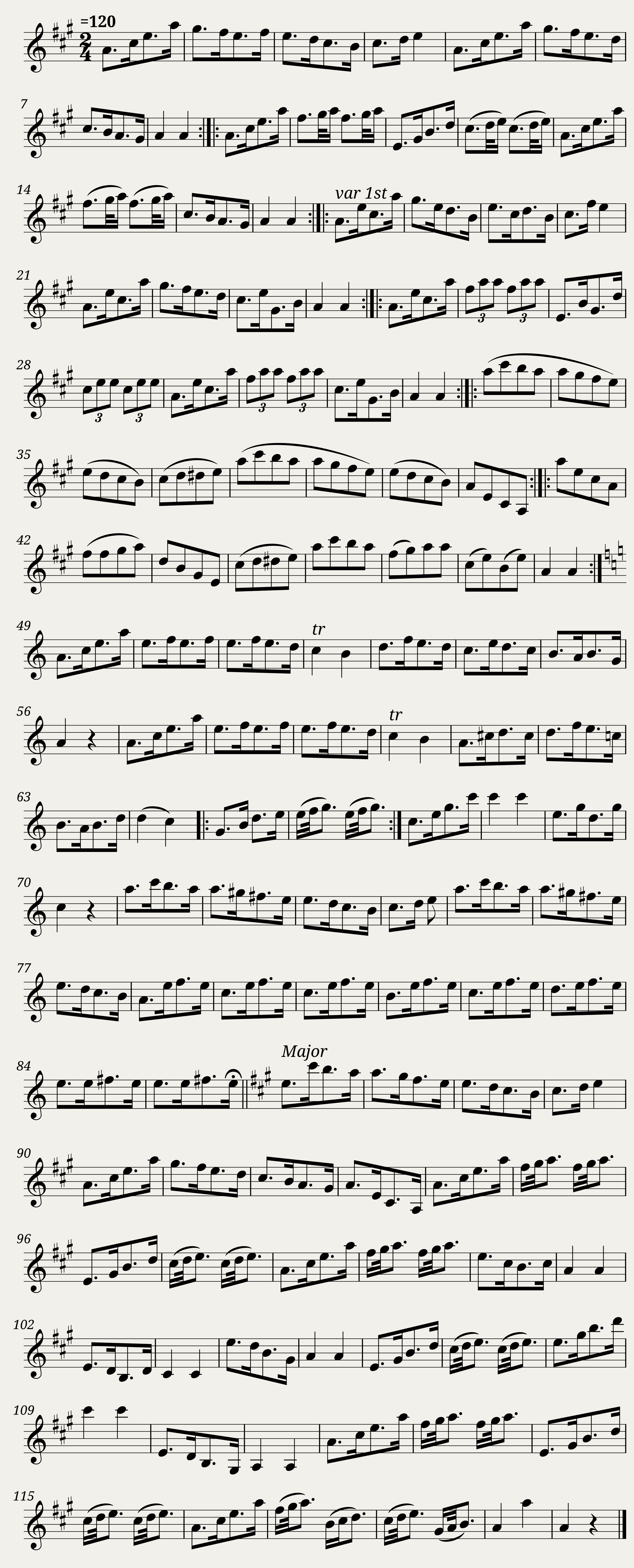 Barbini - Madame Del Caro's Hornpipe. EHo.026