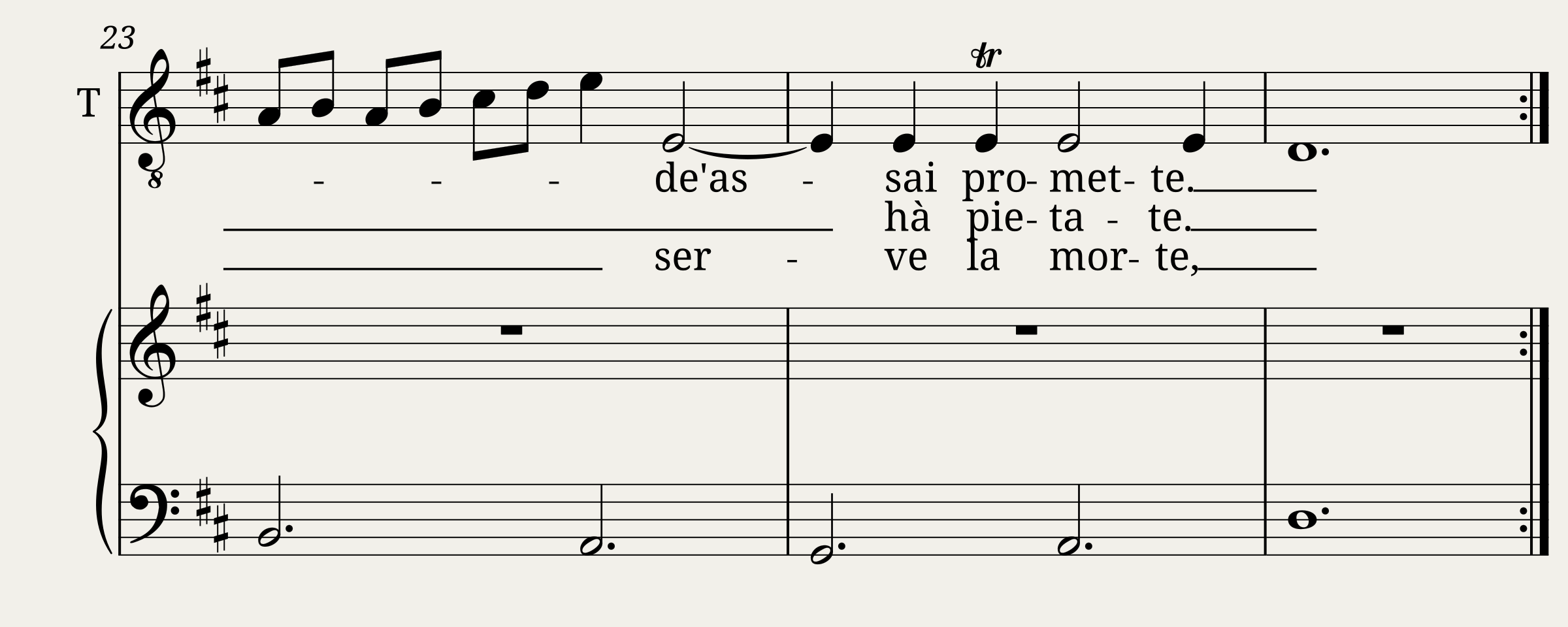 A che bellezza'e gratia - Benedetto Ferrari — 2/2