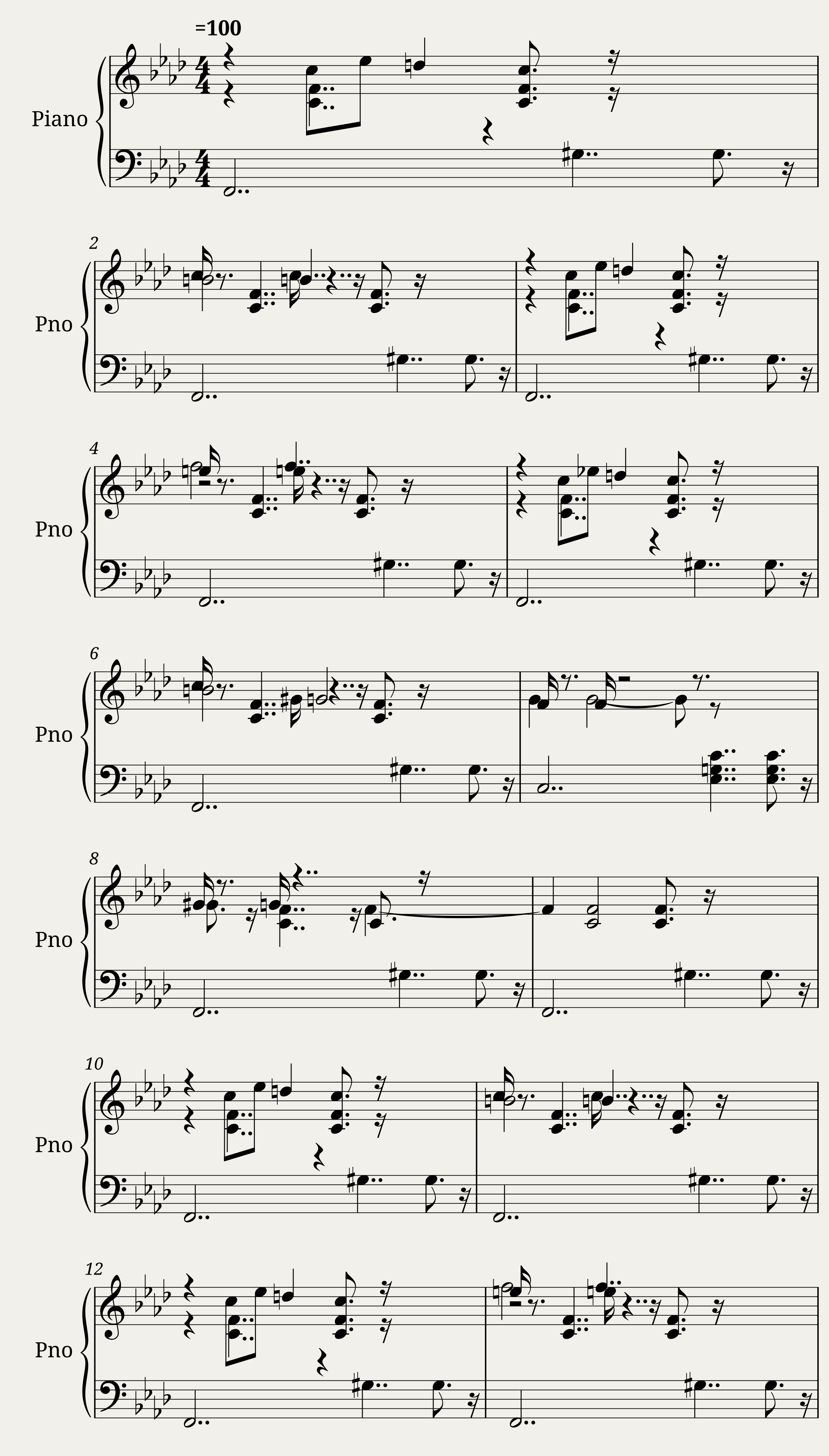 Gnossienne No. 1 — 1/6