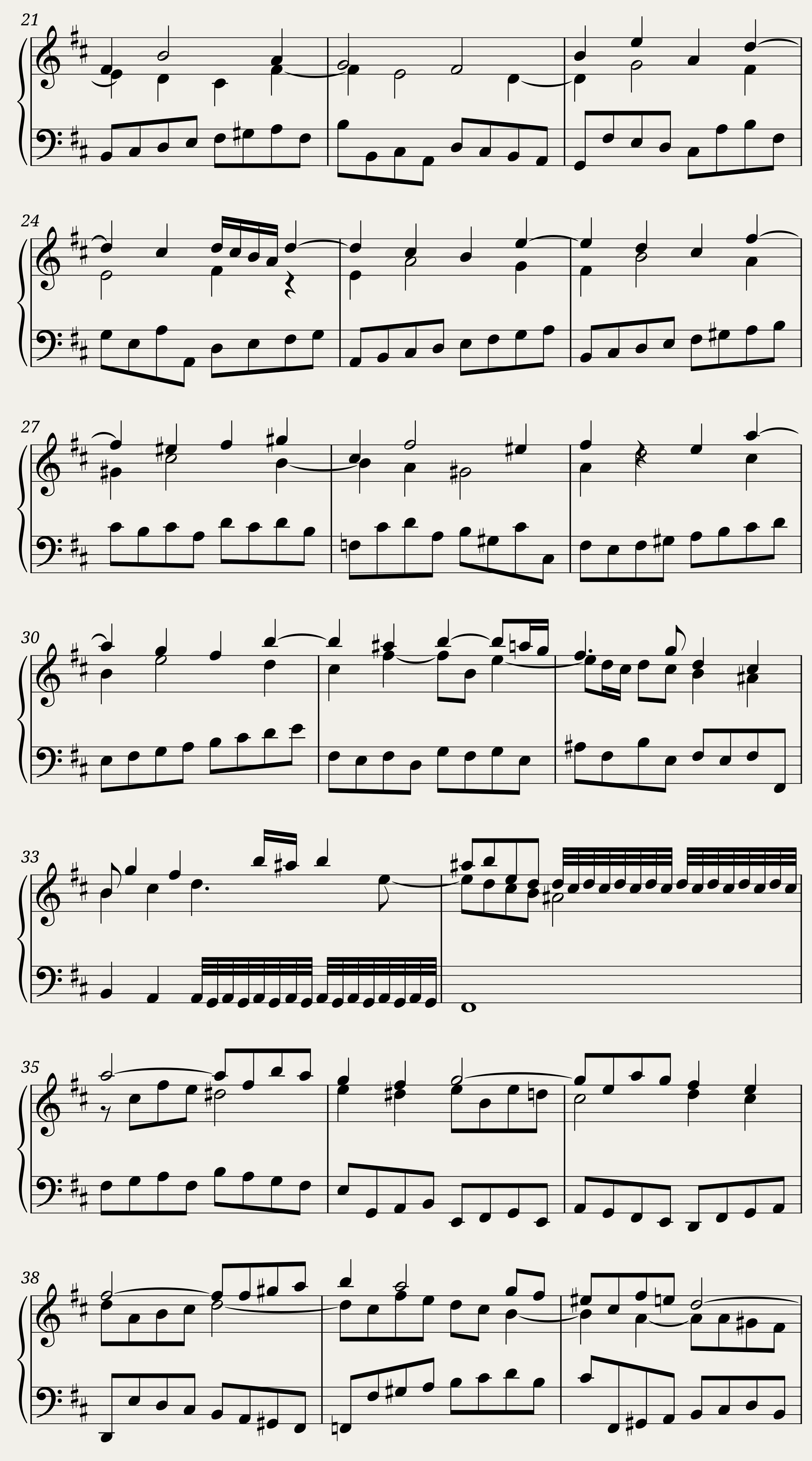 BWV 862: The Well-tempered Clavier Book I - XVII (A = 415 Hz) - Harpsichord sound — 2/5